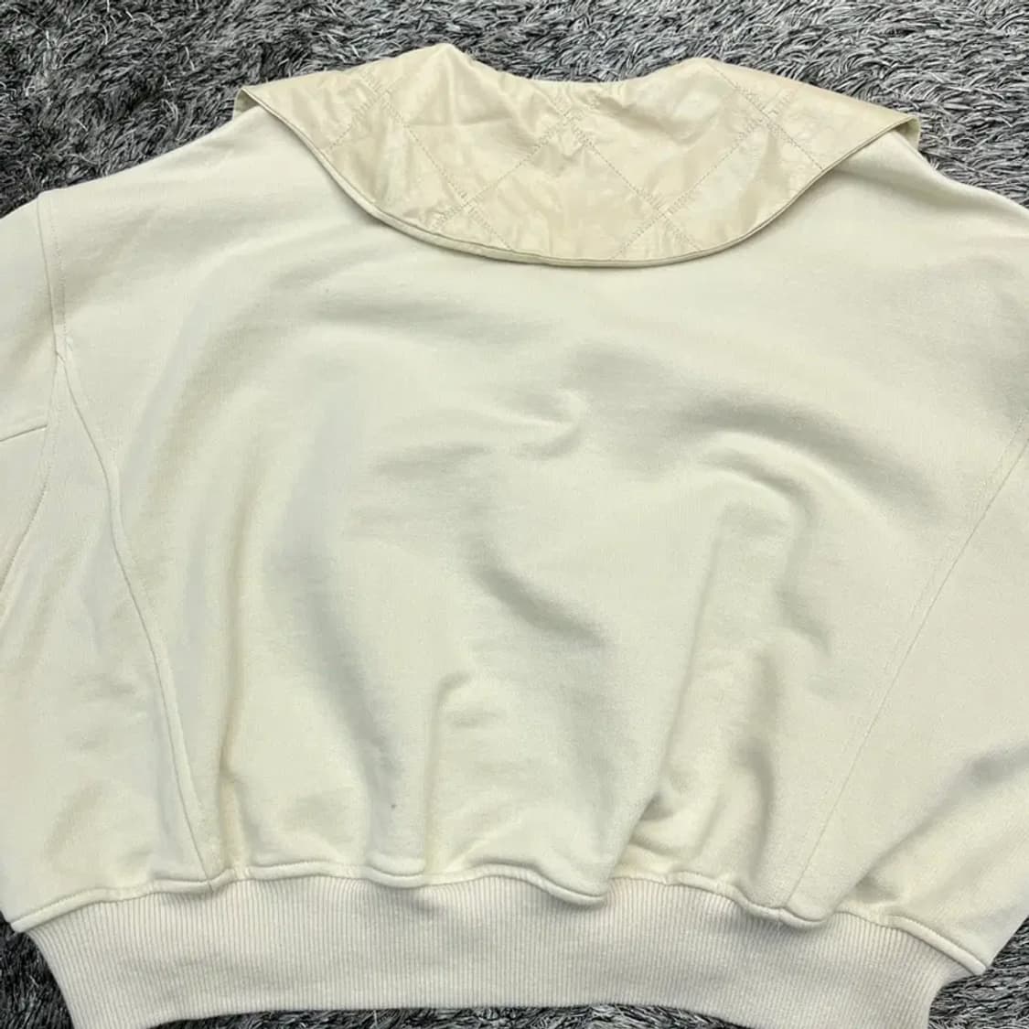 한섬 시스템 여성 레더 세일러 칼라 점퍼 자켓 (55) 상품이미지4