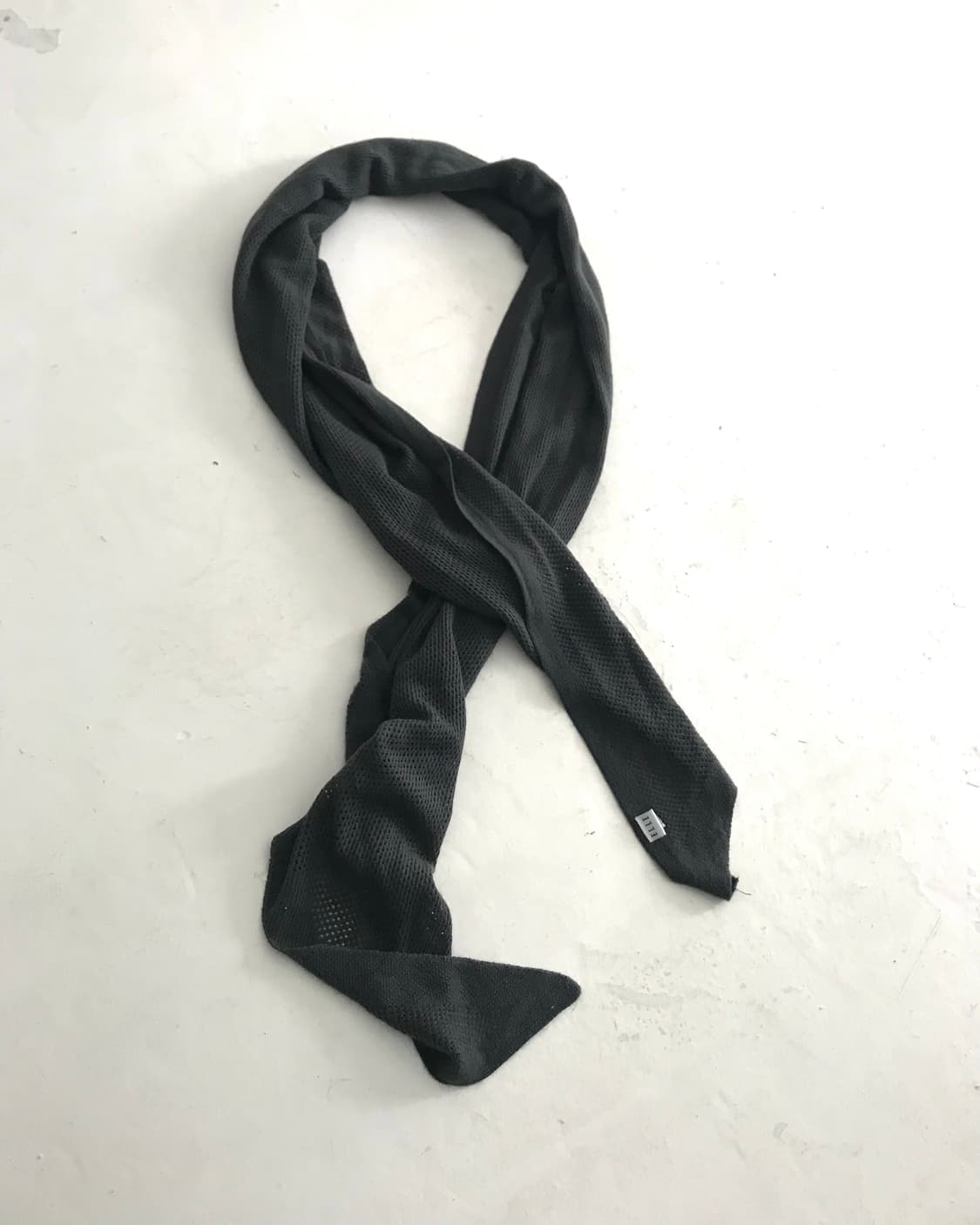 Elle grey punching knit scarf muffler  상품이미지2