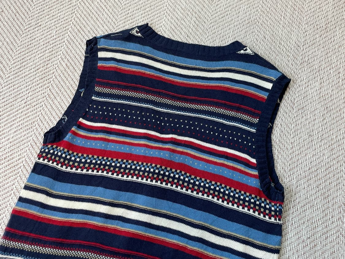 글로벌워크 멀티컬러 코튼 베스트  J03843 상품이미지8