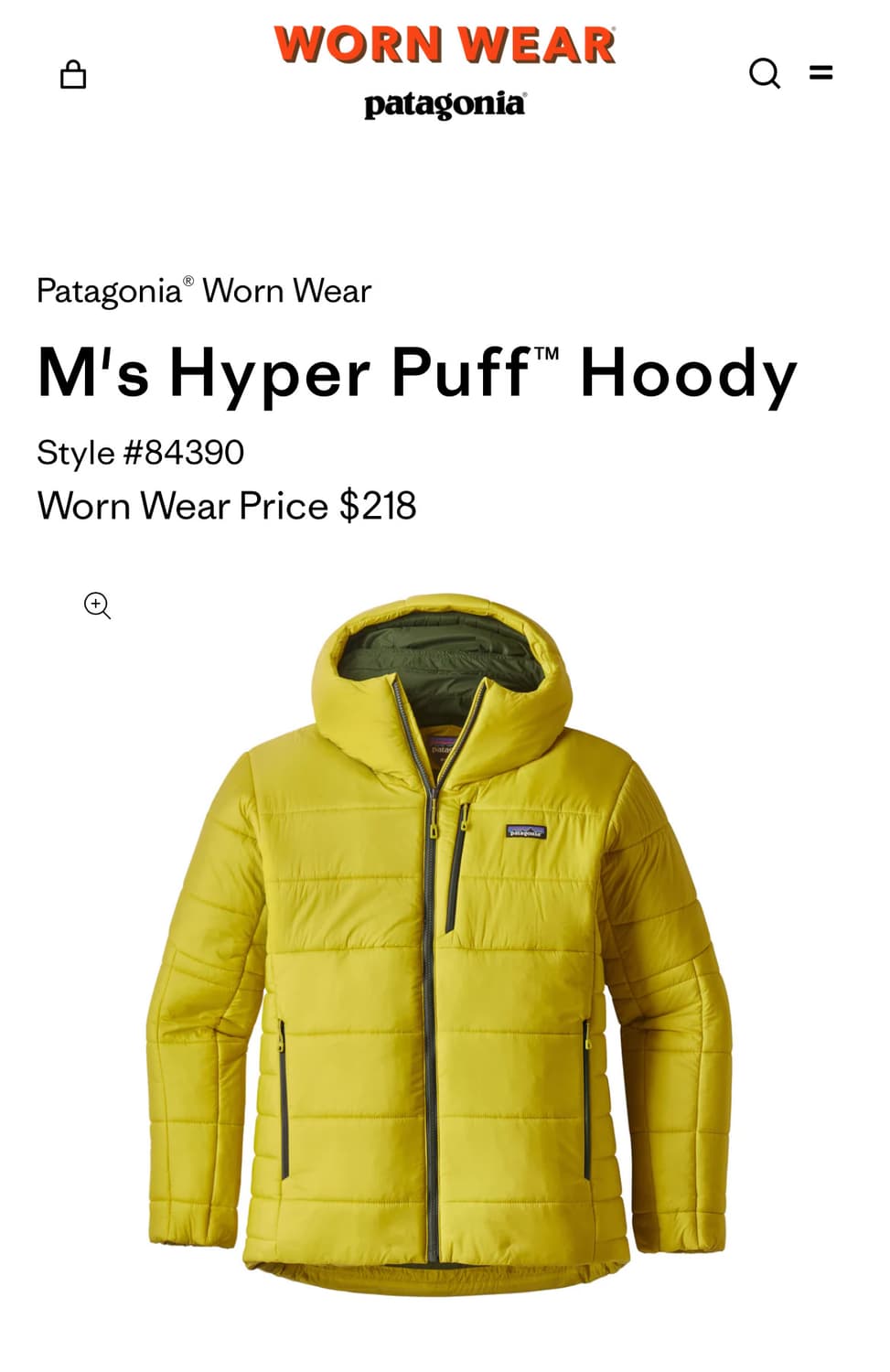 Patagonia Hyper Puff Hoody Jacket 상품이미지7