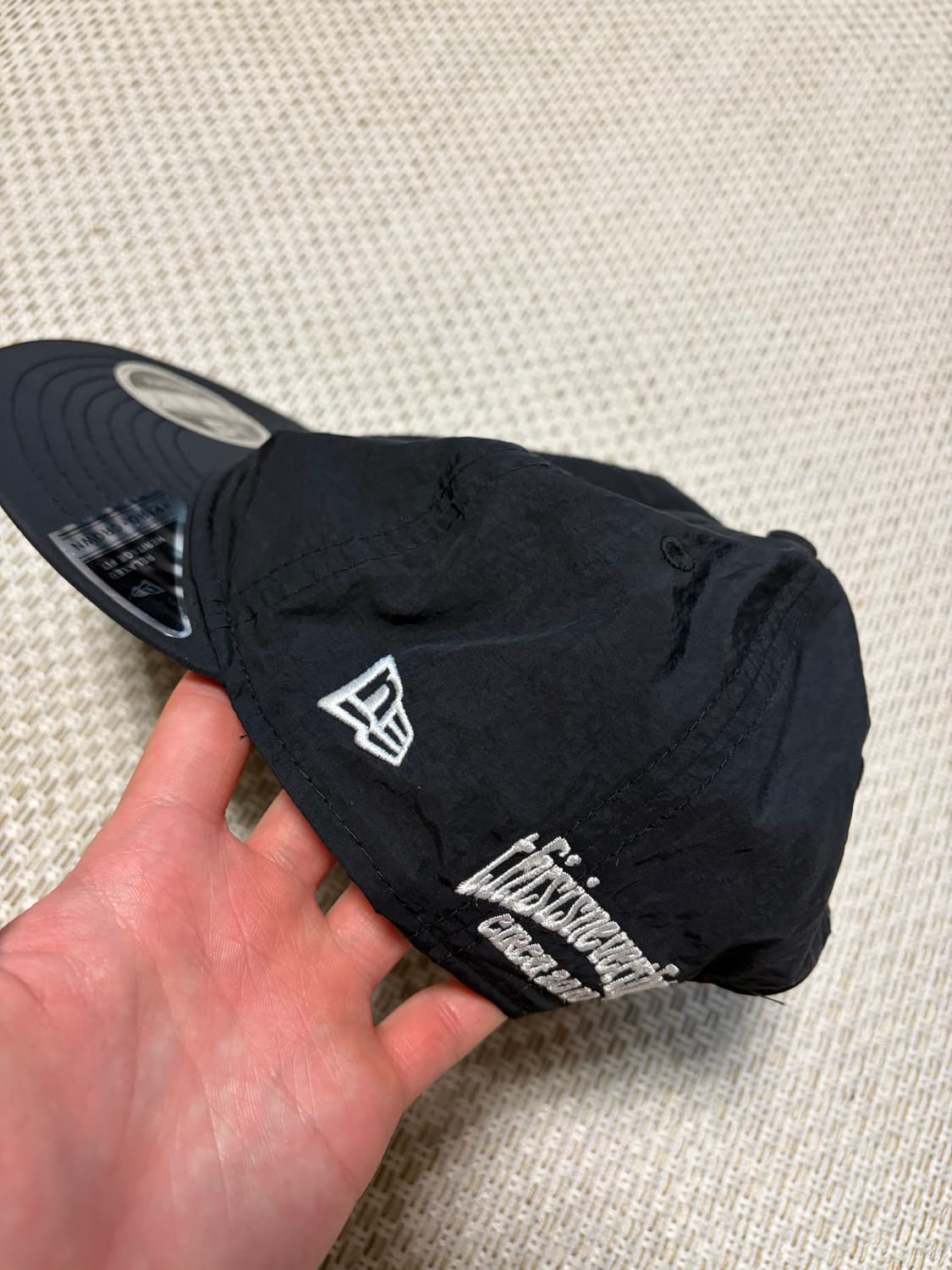 디스이즈네버댓 X 뉴에라 나일론 캡 9FIFTY (Black) 상품이미지4