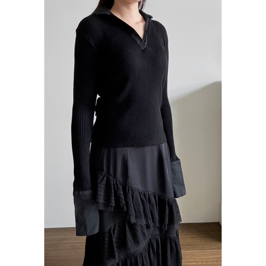 Shirt Layer Knit 상품이미지2