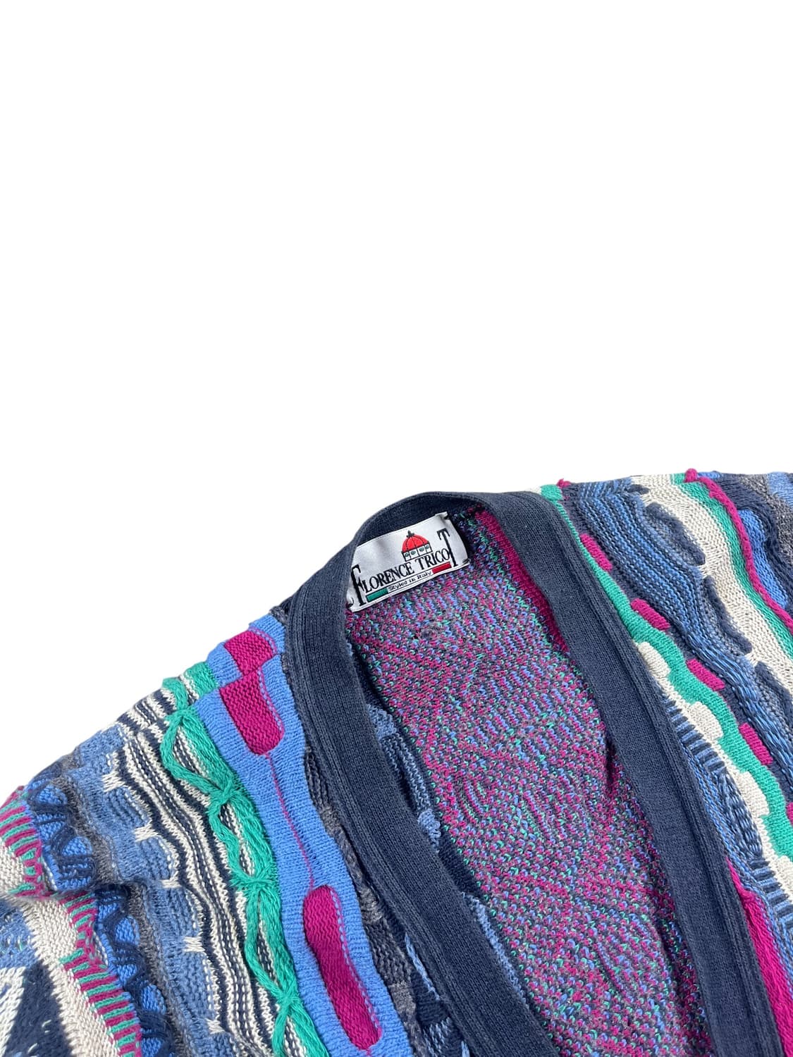 Vintage 불가리아 생산 코튼 혼방 가디건  상품이미지2