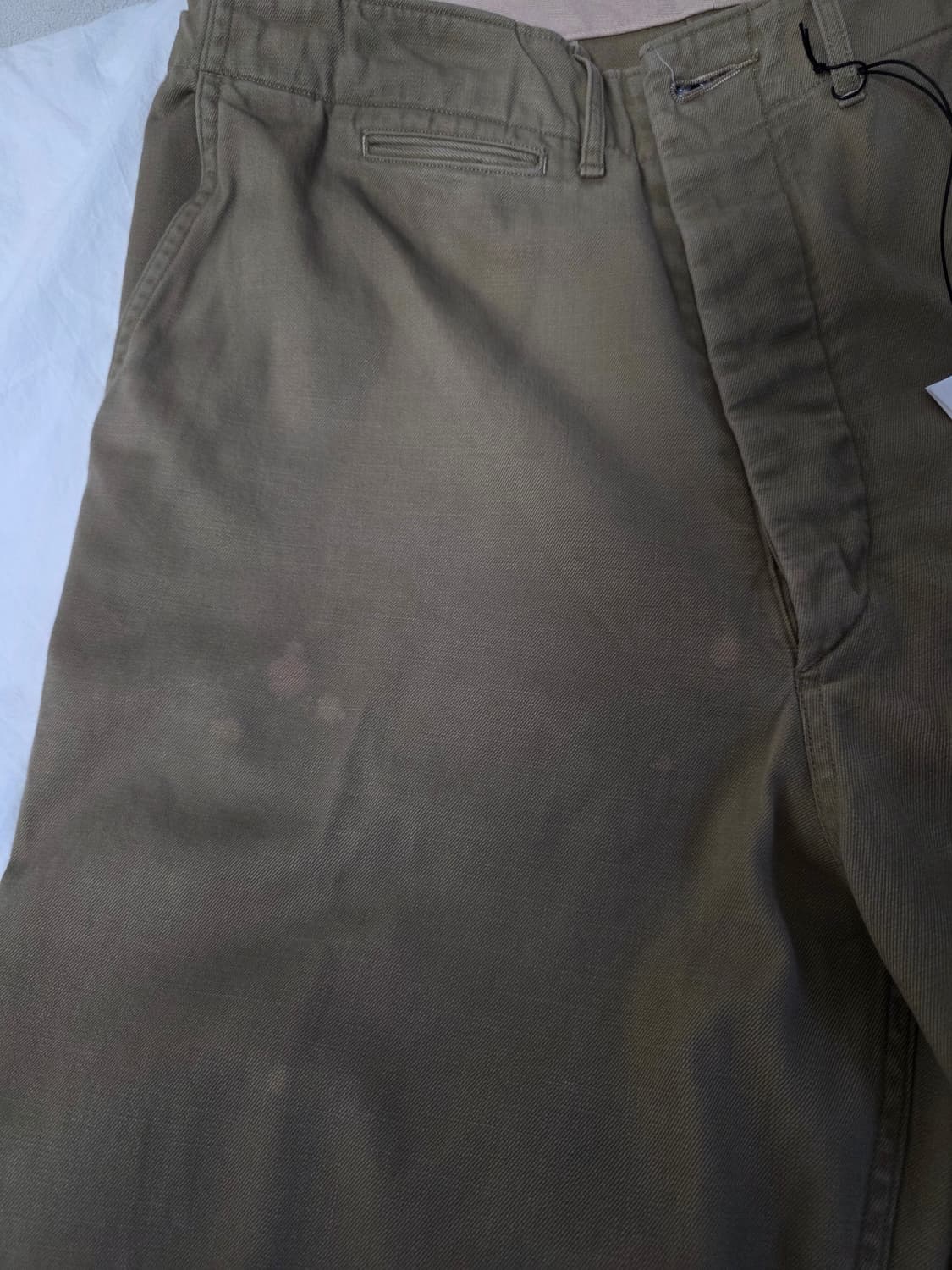 [1] 25AW 아프레쎄 빈티지 치노 베이지 상품이미지5