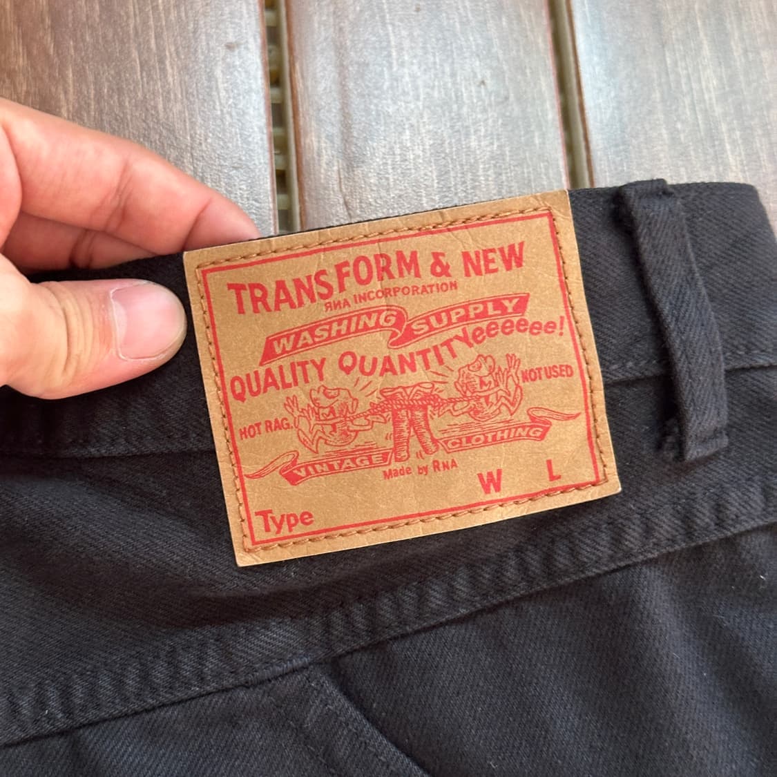 Rna black cotton pants 상품이미지8