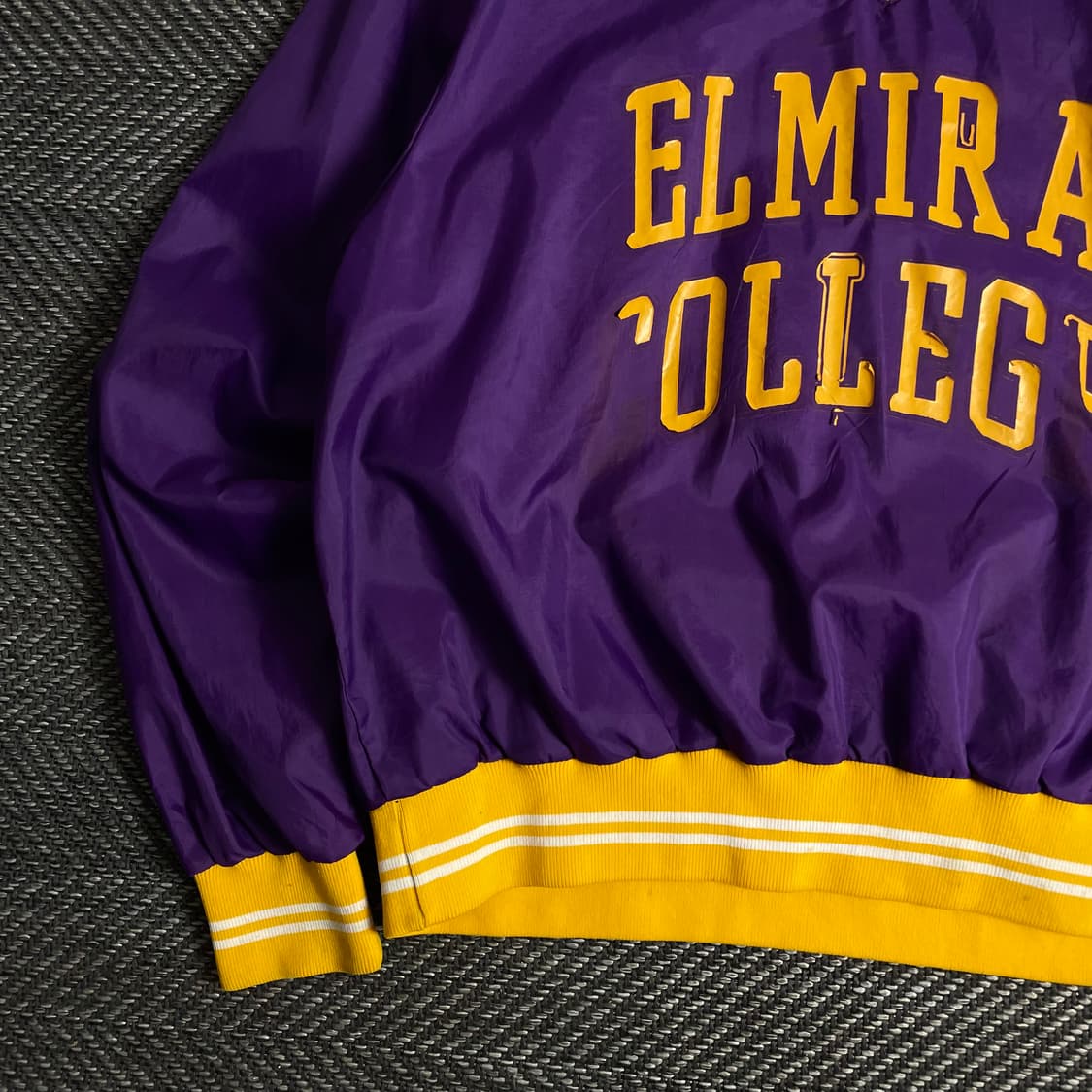 00s USA 빈티지 컬리지 우븐 웜업y 2897 상품이미지4