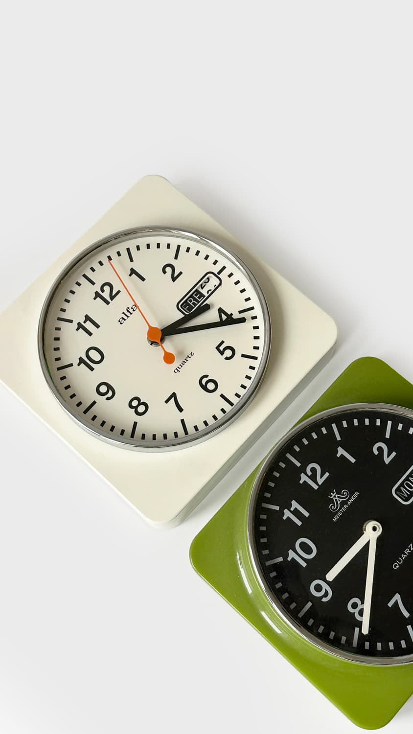 Vintage alfa haller wall clock─cream 상품이미지8