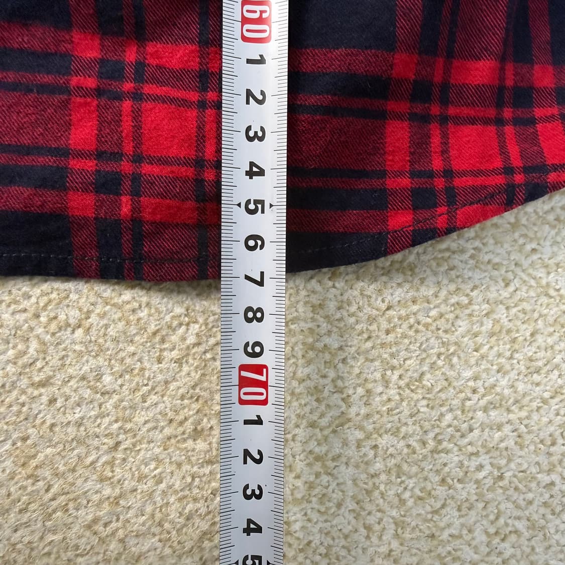 M 디키즈 레드 체크셔츠 0209T 상품이미지6