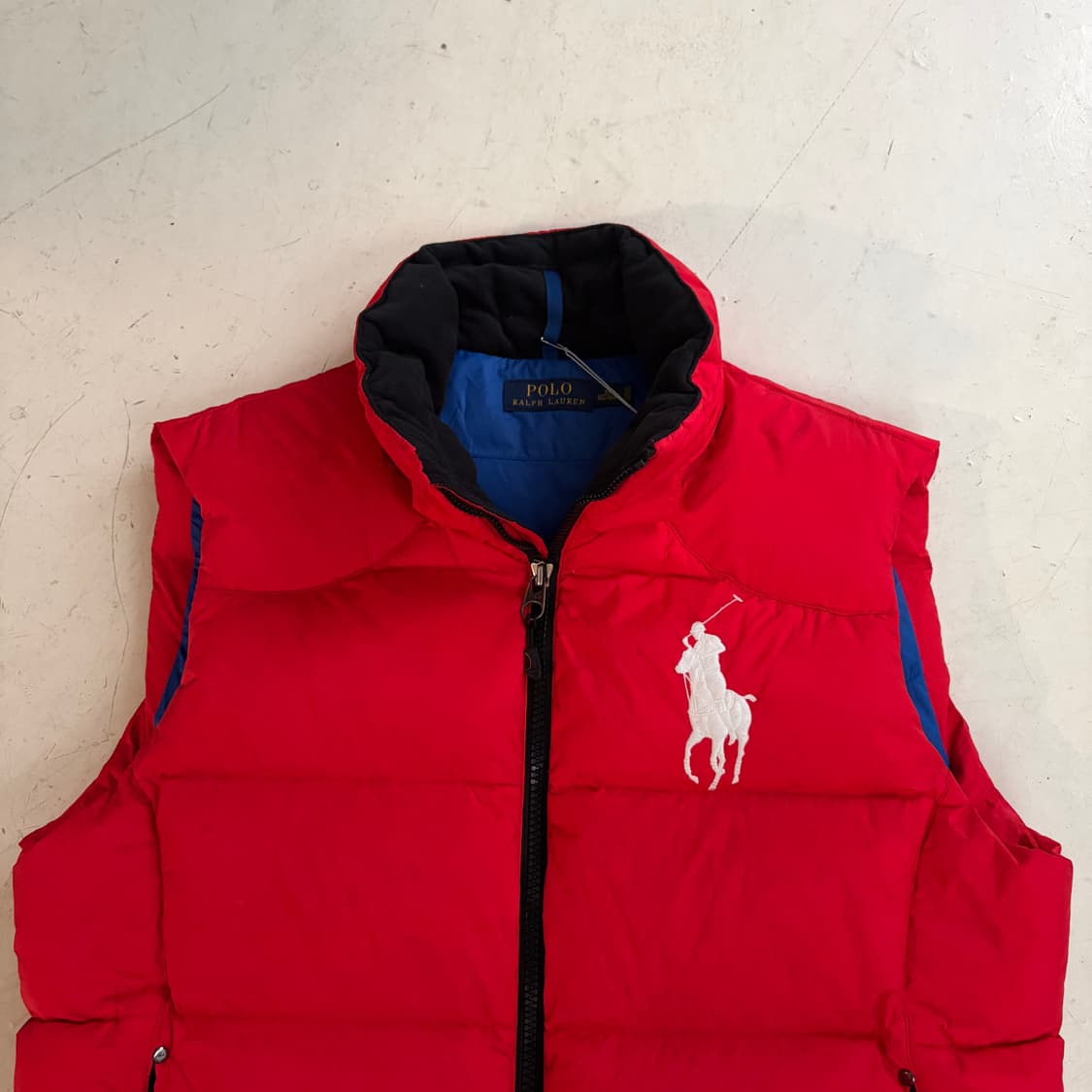 폴로 랄프로렌 빈티지 빅포니 조끼패딩 XL 상품이미지2