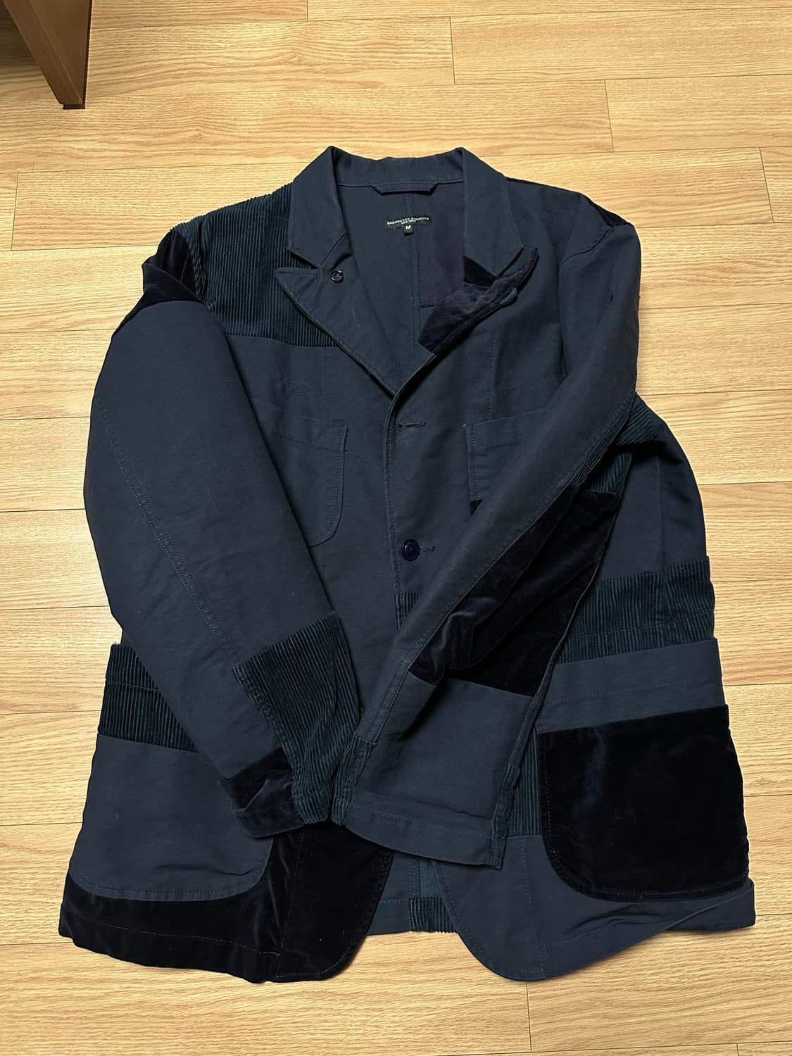 (M) 엔지니어드가먼츠 베드포드 네이비 패치워크 상품이미지2