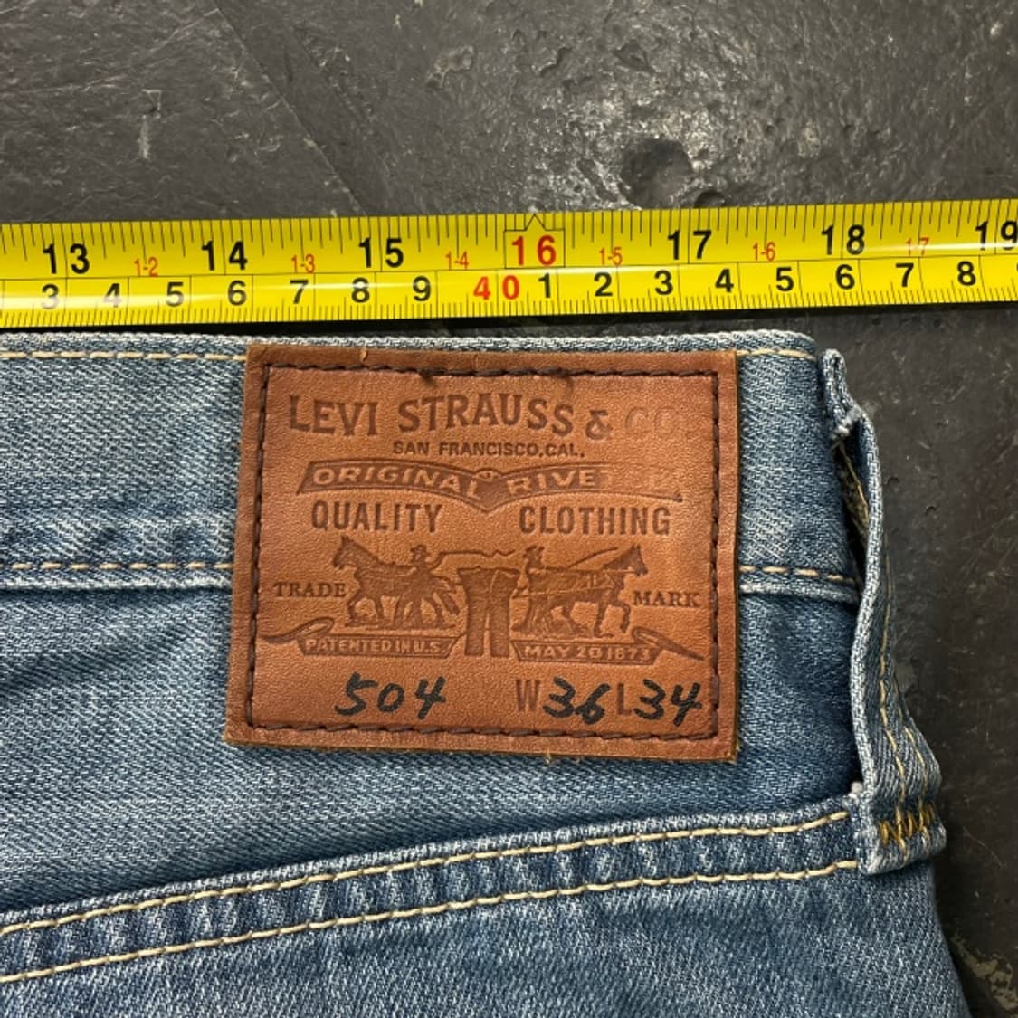 36 리바이스 504 청바지  상품이미지8