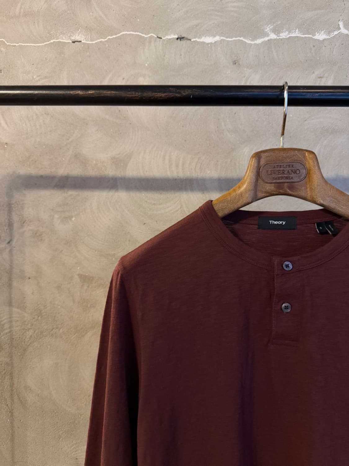 띠어리 헨리넥 티셔츠 남성95-100 상품이미지4