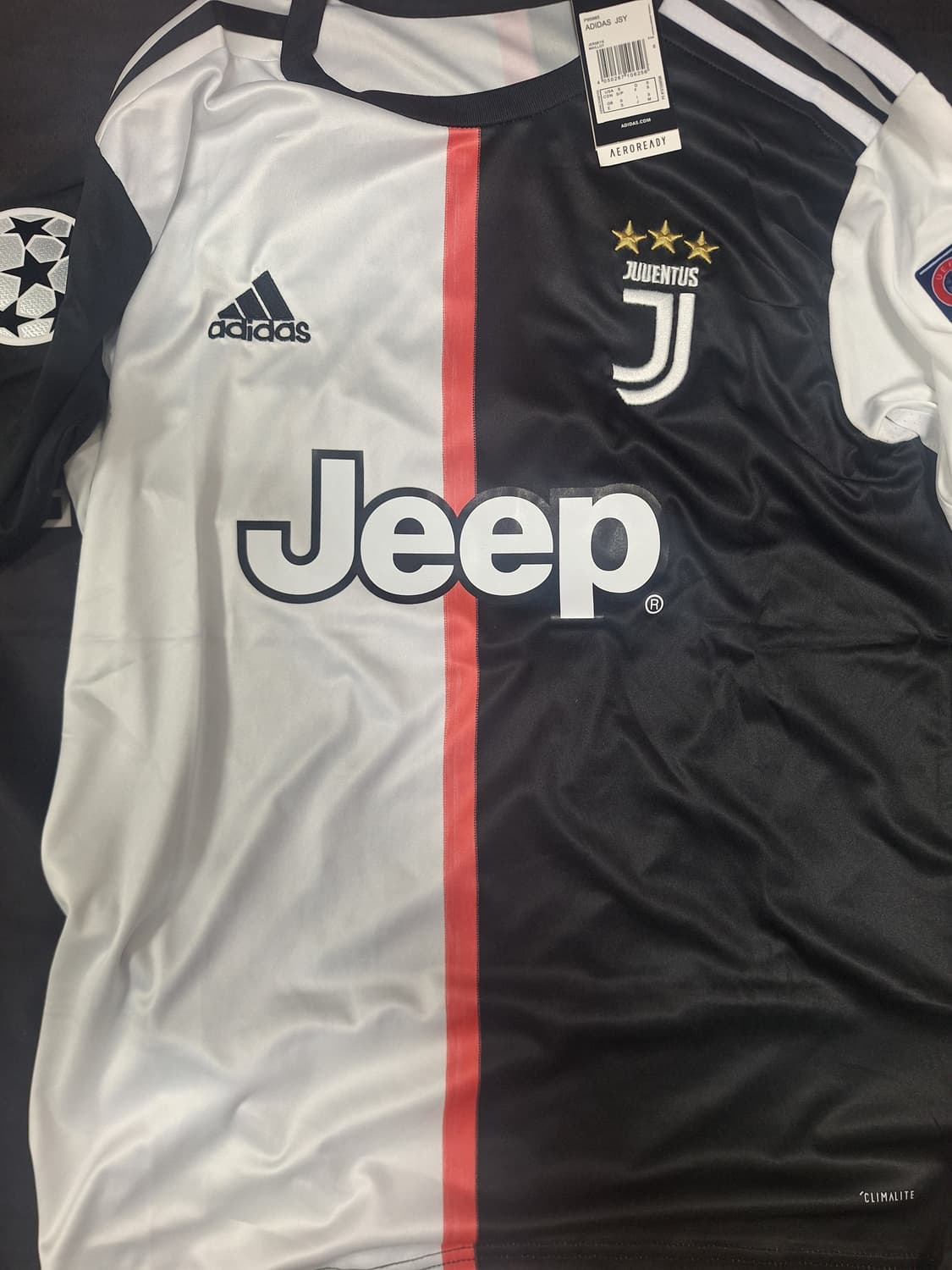 호날두 유벤투스 블록코어 반팔 oem 상품이미지2