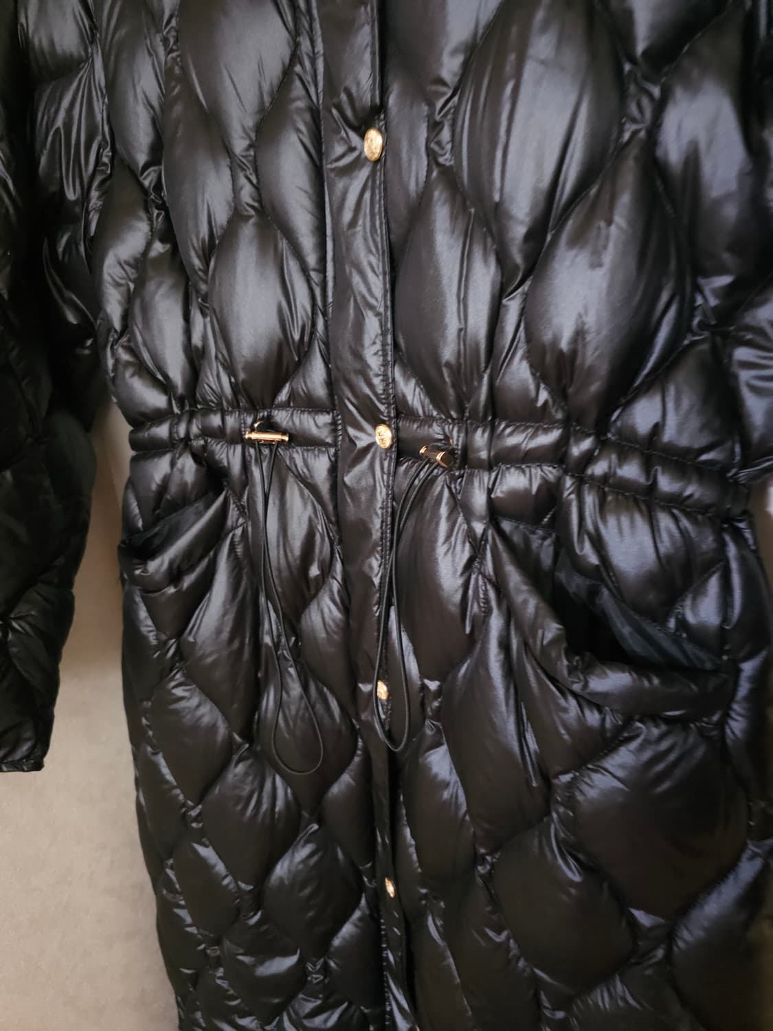 JULL-LOG 줄로그 글로시 롱 다운 경량 패딩 상품이미지3