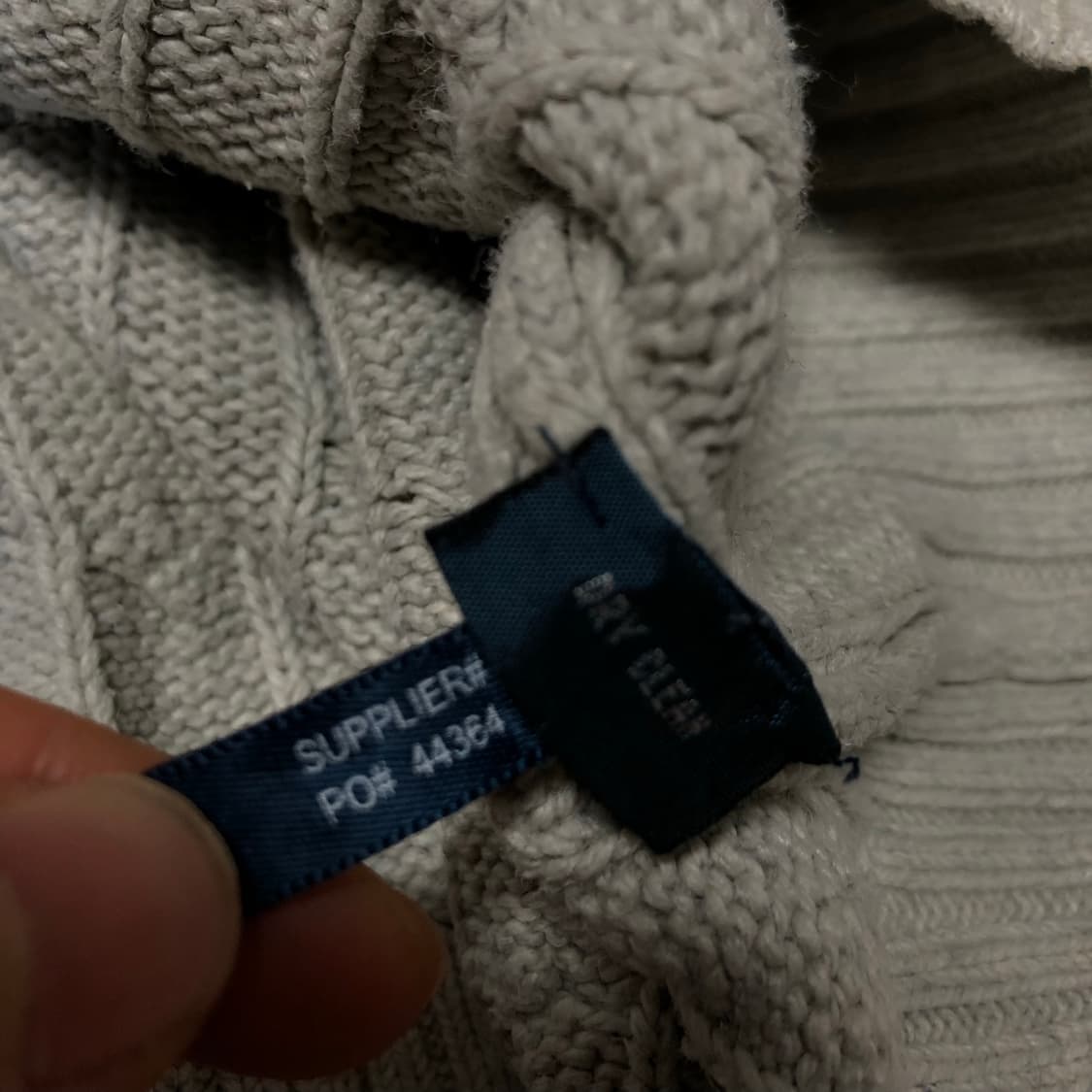 폴로 랄프로렌 니트 꽈배기 브이넥 상품이미지5