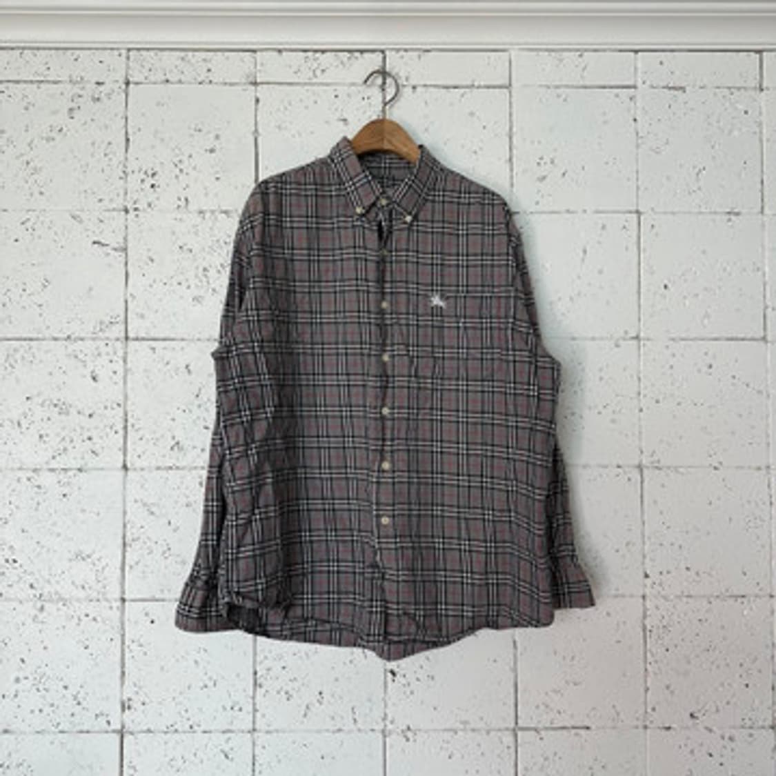 XL 버버리 체크 셔츠 상품이미지1