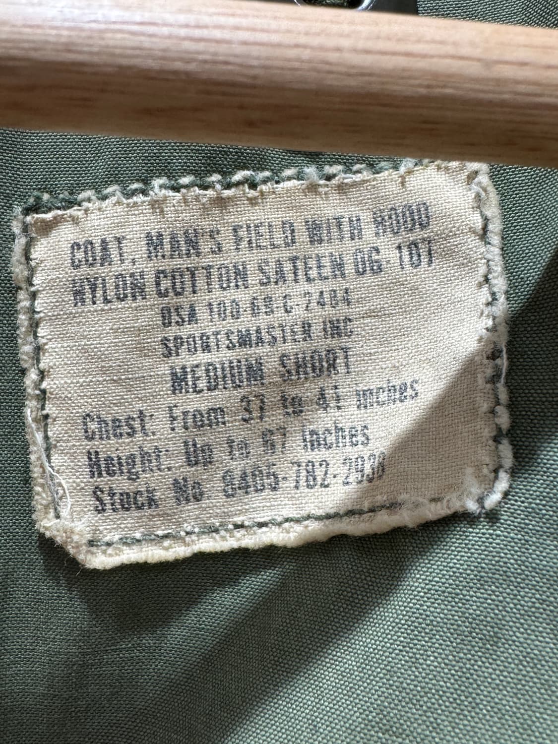 60s 미군 2세대 M65 필드자켓 (M-S) 미듐숏 상품이미지6