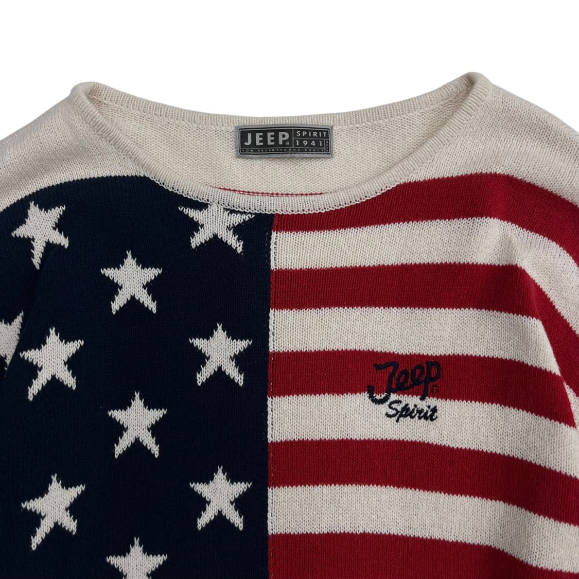 지프 성조기 패턴 니트 90 상품이미지4