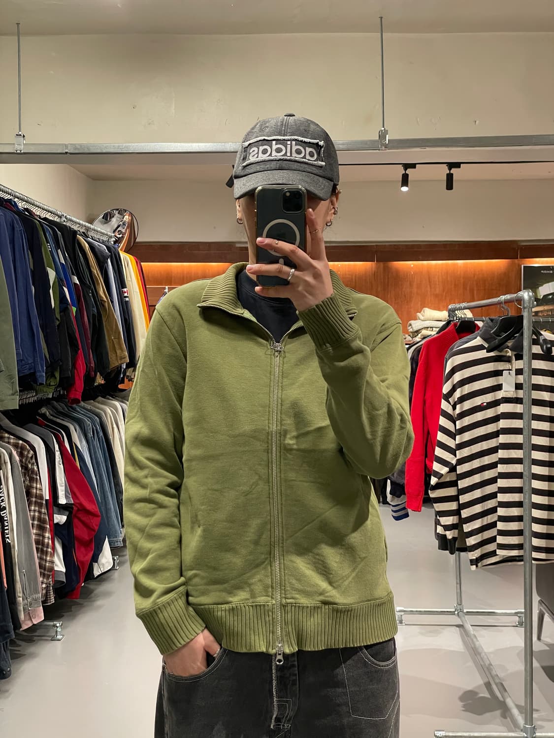 빈티지 투웨이 집업 자켓 상품이미지1