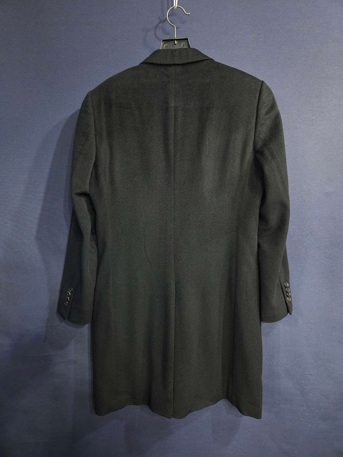 솔리드옴므 블랙 남성 슬림핏 95~100 캐시미어 혼방 코트  상품이미지2