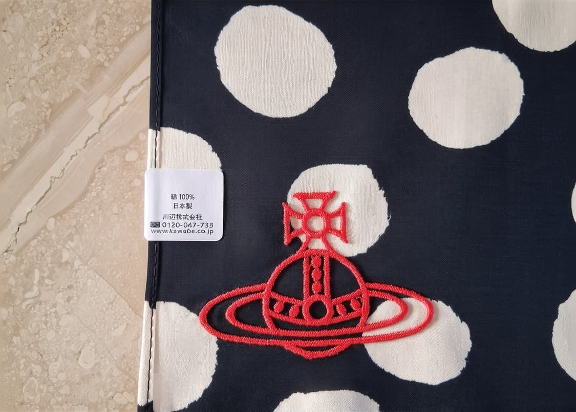 비비안웨스트우드 면 손수건 (새상품 with Case) 상품이미지7