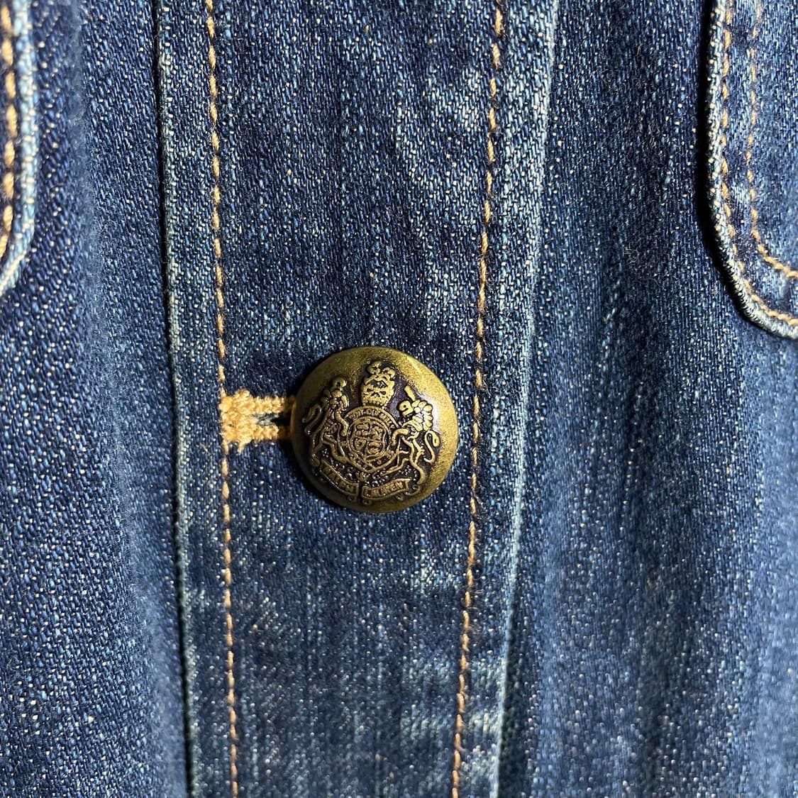 (새상품)랄프로렌 금장 로고 버튼 로브 셔츠 자켓 상품이미지6