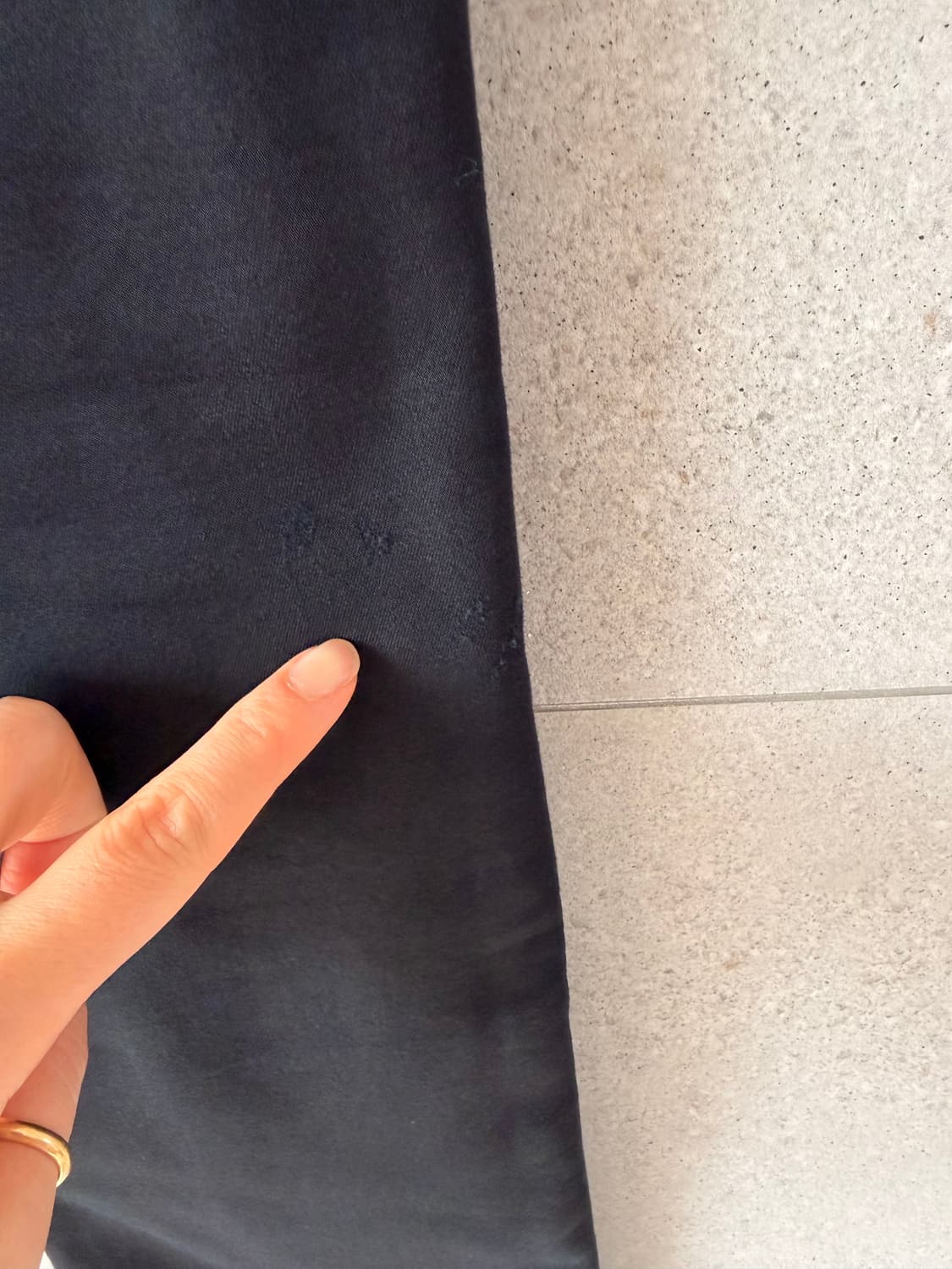 여성 기모 안감 블랙 바지 상품이미지3