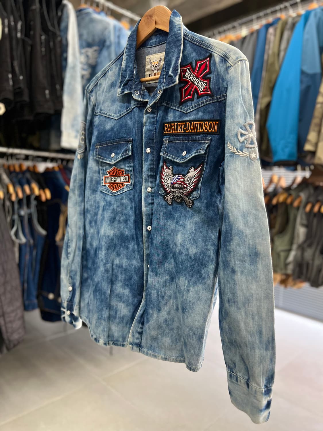 중청워싱 남방 L  상품이미지2