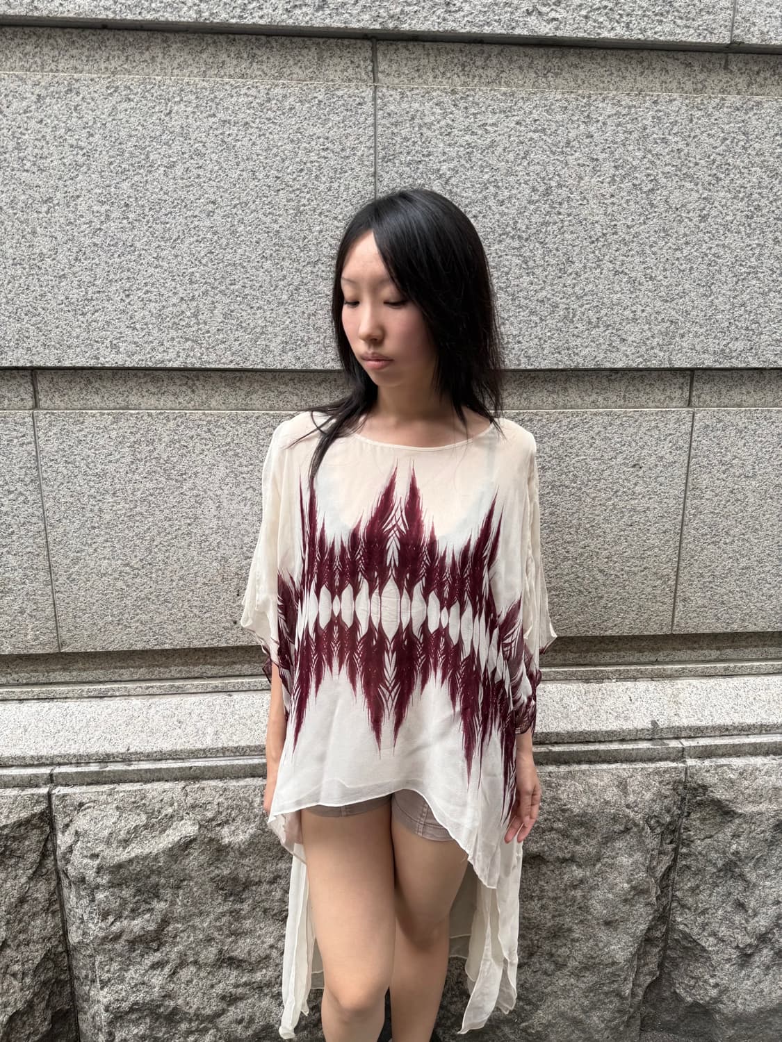 토마스 와일드 카프탄 쉬어 블라우스 상품이미지1