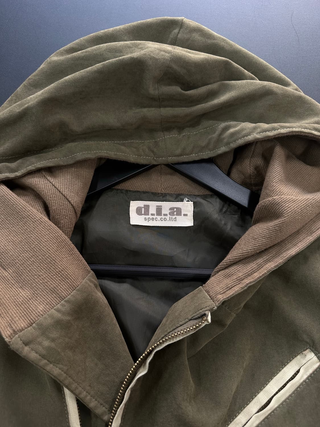 D.i.a Y2k 사선지퍼 카키롱자켓 상품이미지10