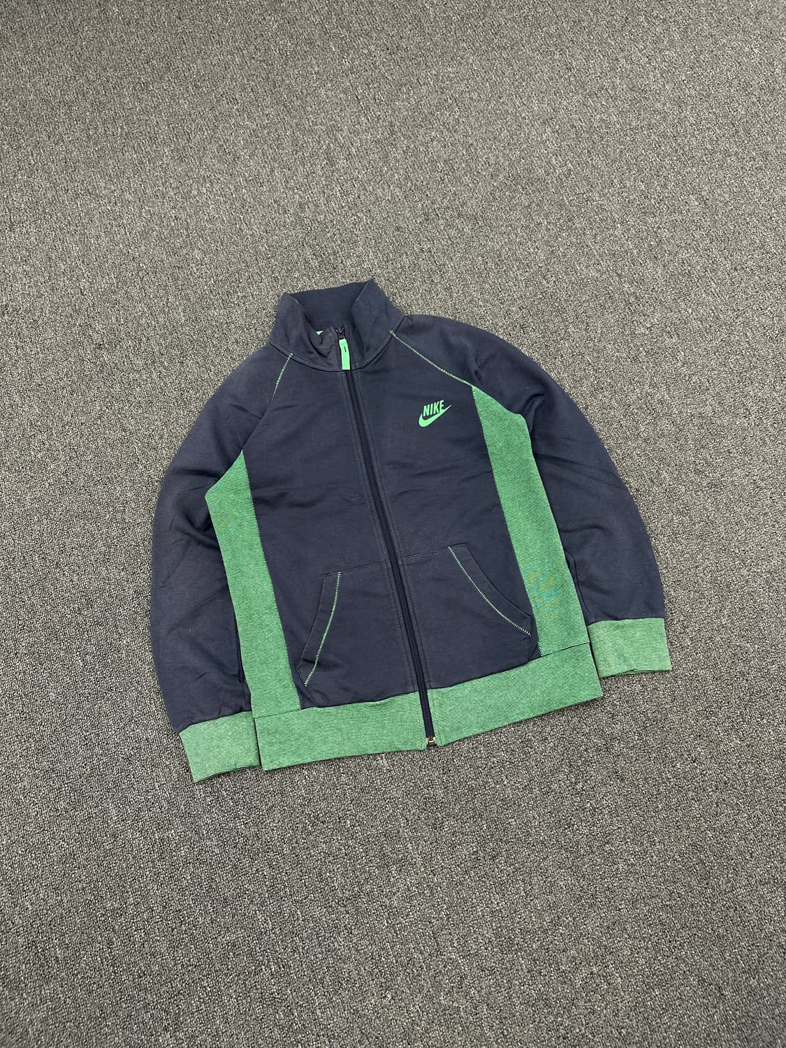 M) 나이키 00s 배색 집업 져지 트랙탑  상품이미지1