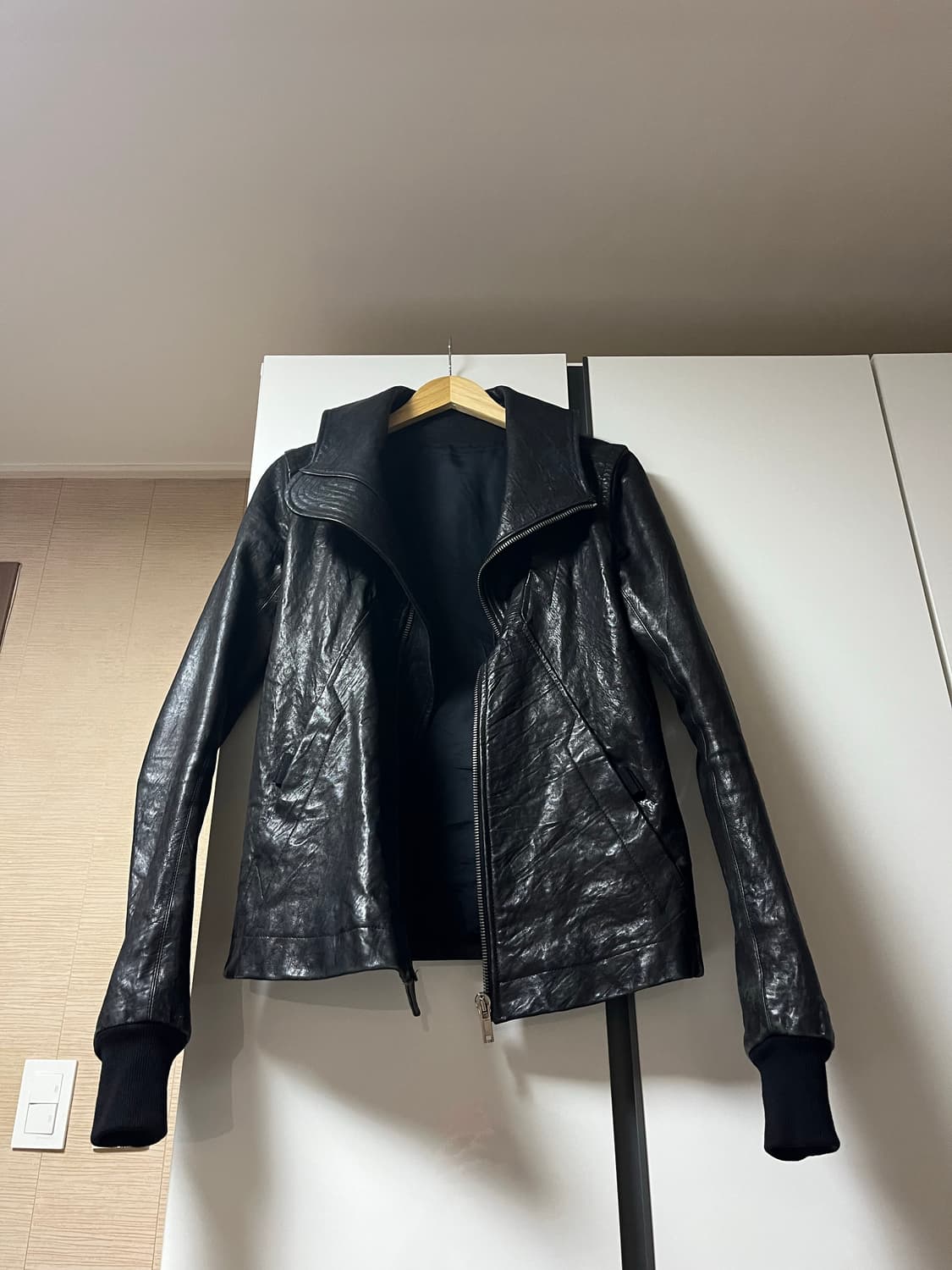 [S] 릭오웬스 09FW 크러스트 워시드 램 지오 자켓 상품이미지1