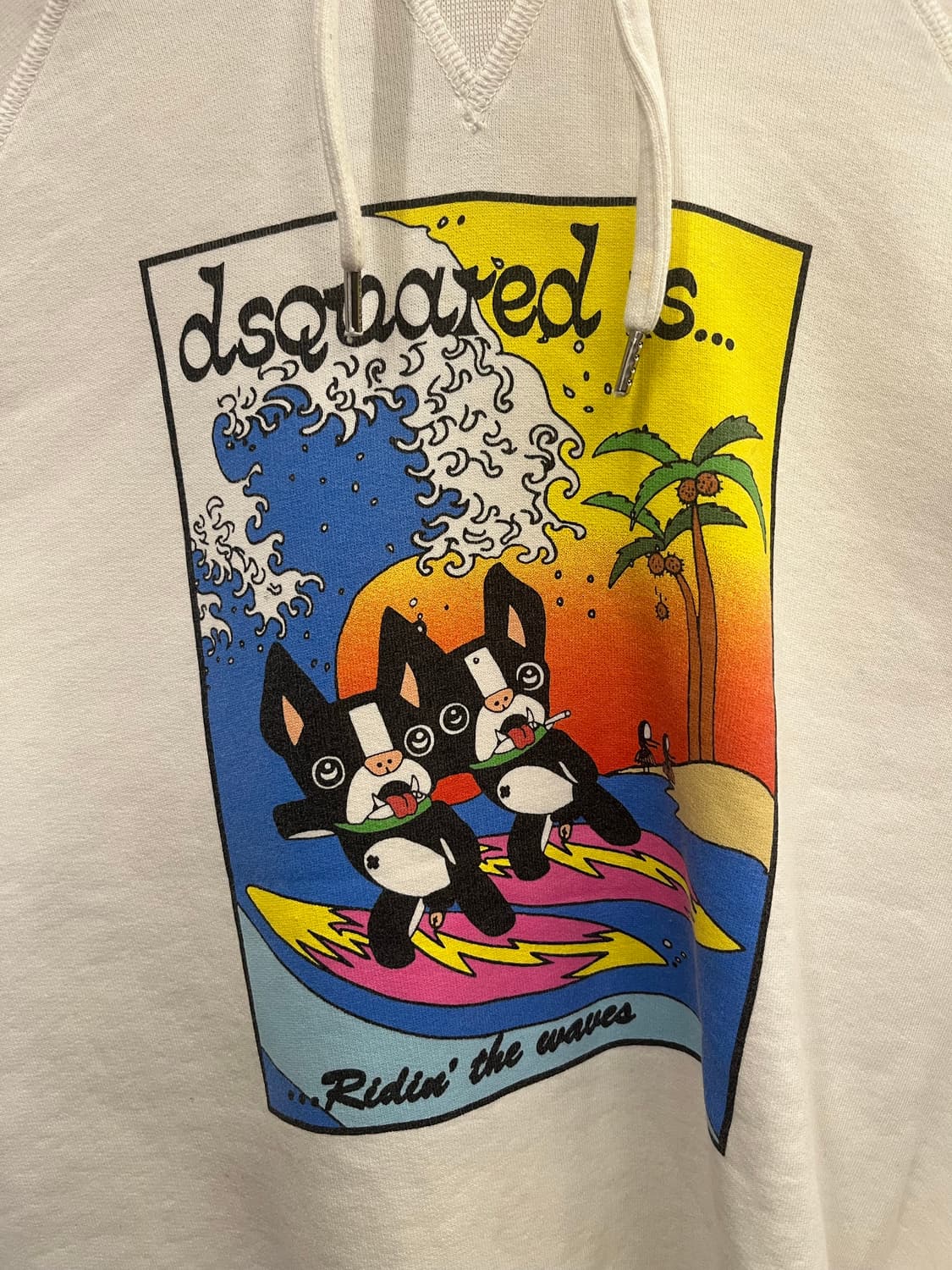 디스퀘어드2 서핑 도그 그래픽 후드티 #csz800 상품이미지3