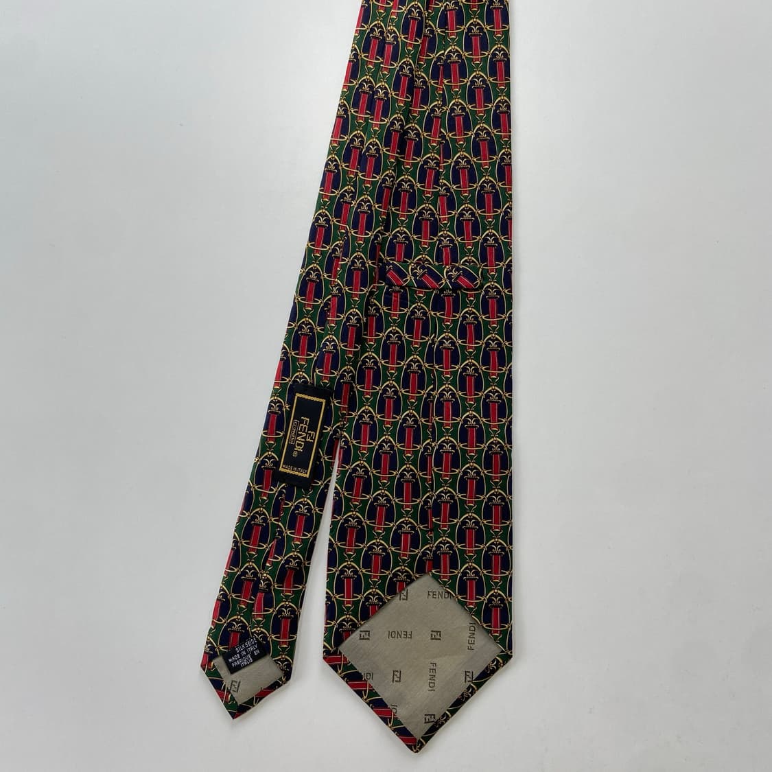 펜디 (FENDI) 정품 명품 넥타이 10.1cm 상품이미지2