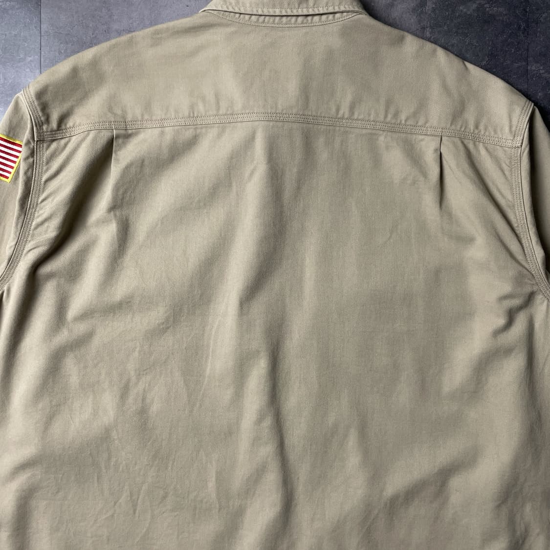 CARHARTT 칼하트 빈티지 베이지 스냅버튼 워크 셔츠 A00859 상품이미지9