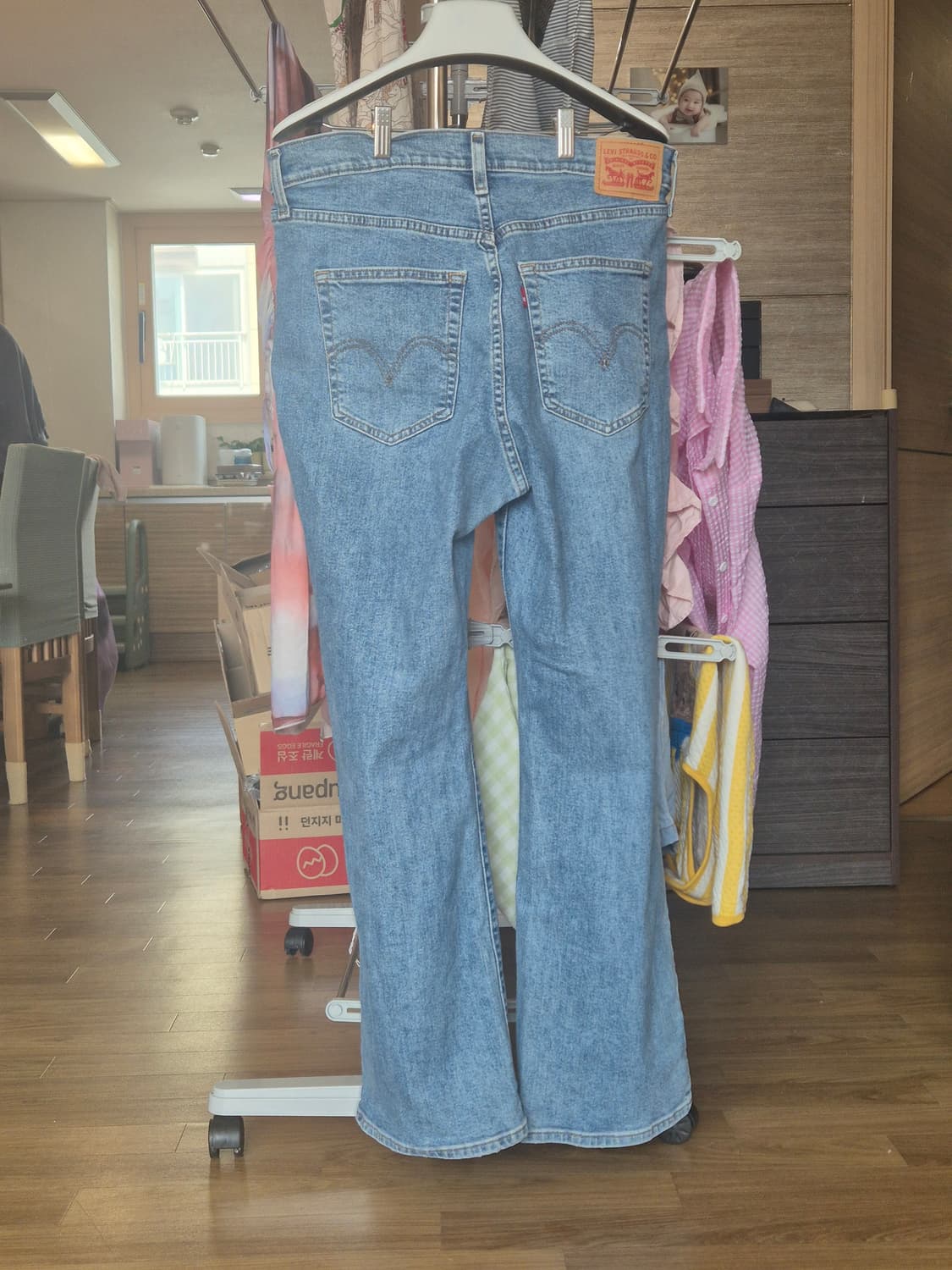 리바이스 부츠컷 하이웨이스트 플레어진 31x29 상품이미지2