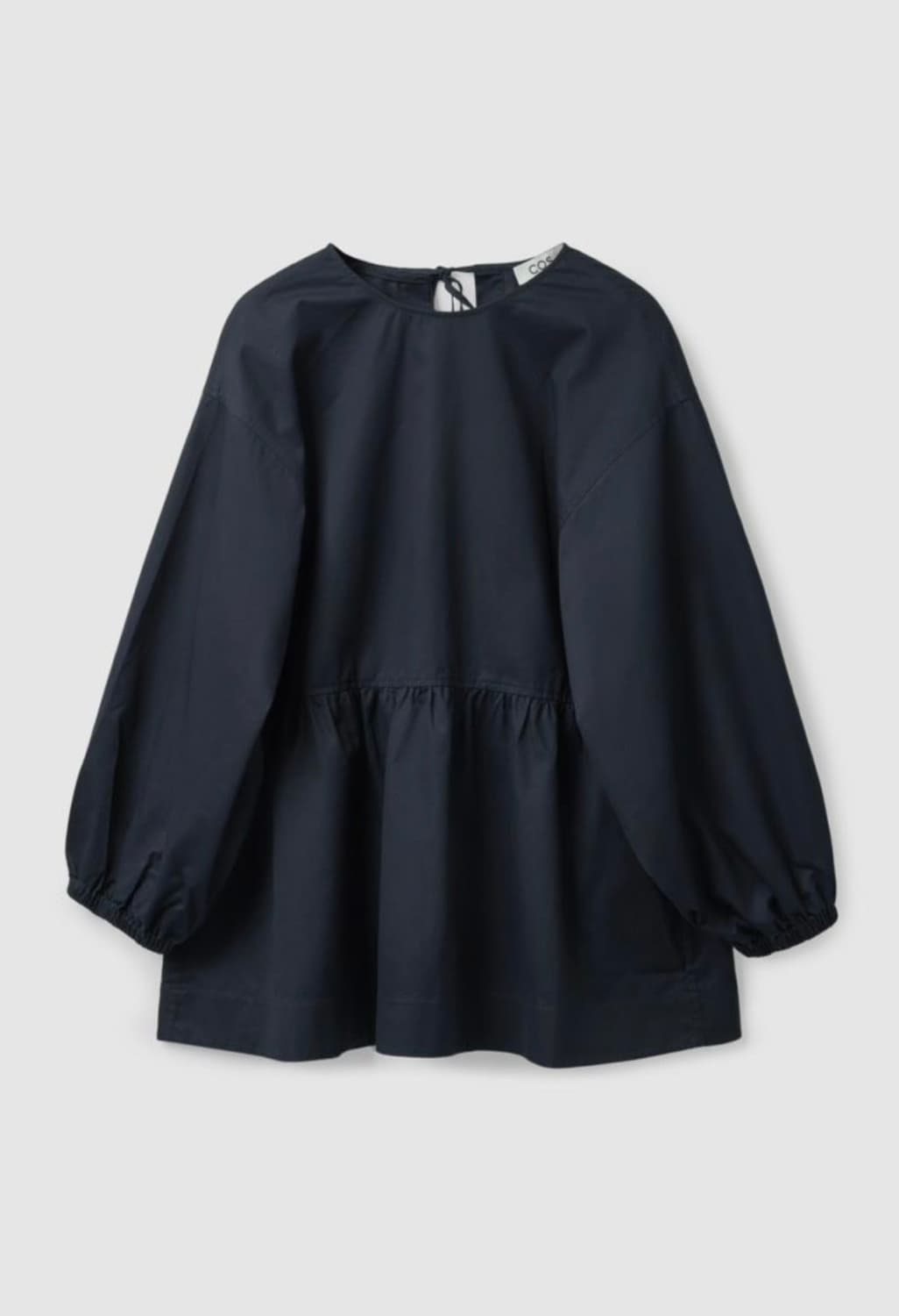 COS 오픈백 튜닉 탑 네이비 32사이즈 상품이미지1