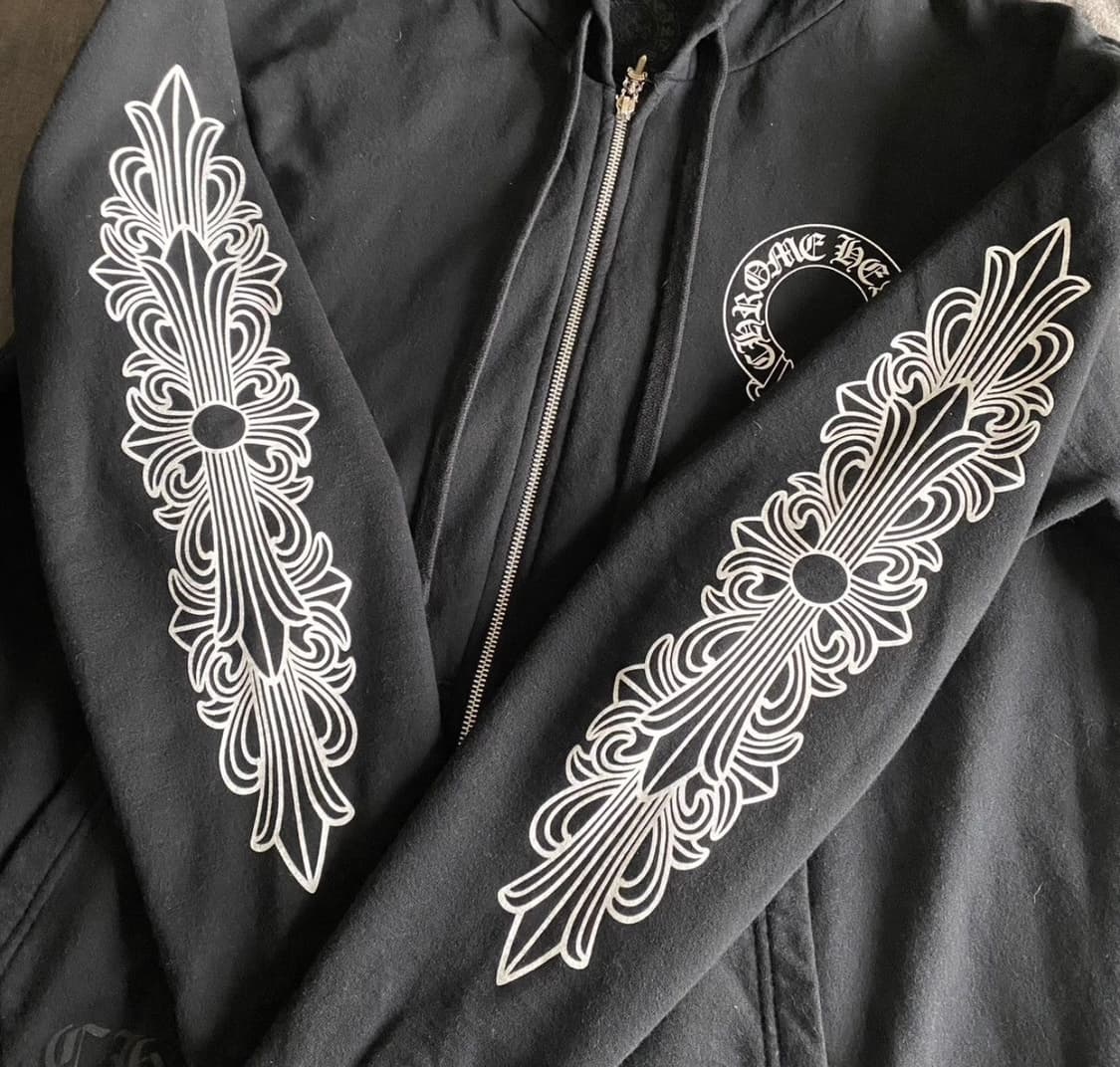 크롬하츠 홀스슈 퍽유 후드집업  - (Large) 상품이미지4