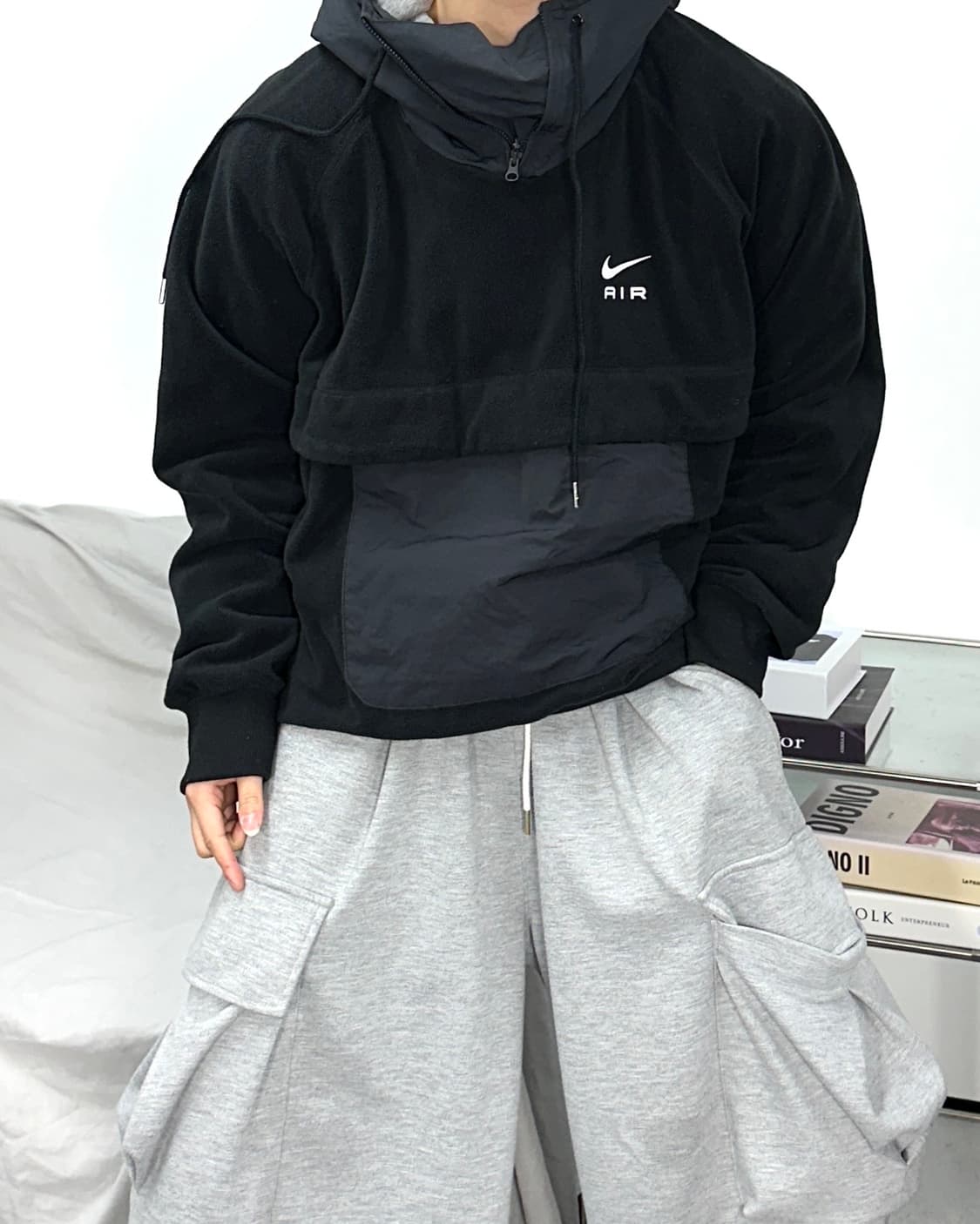 나이키 에어 풀오버 윈터라이즈드 후드 아노락 L 상품이미지2