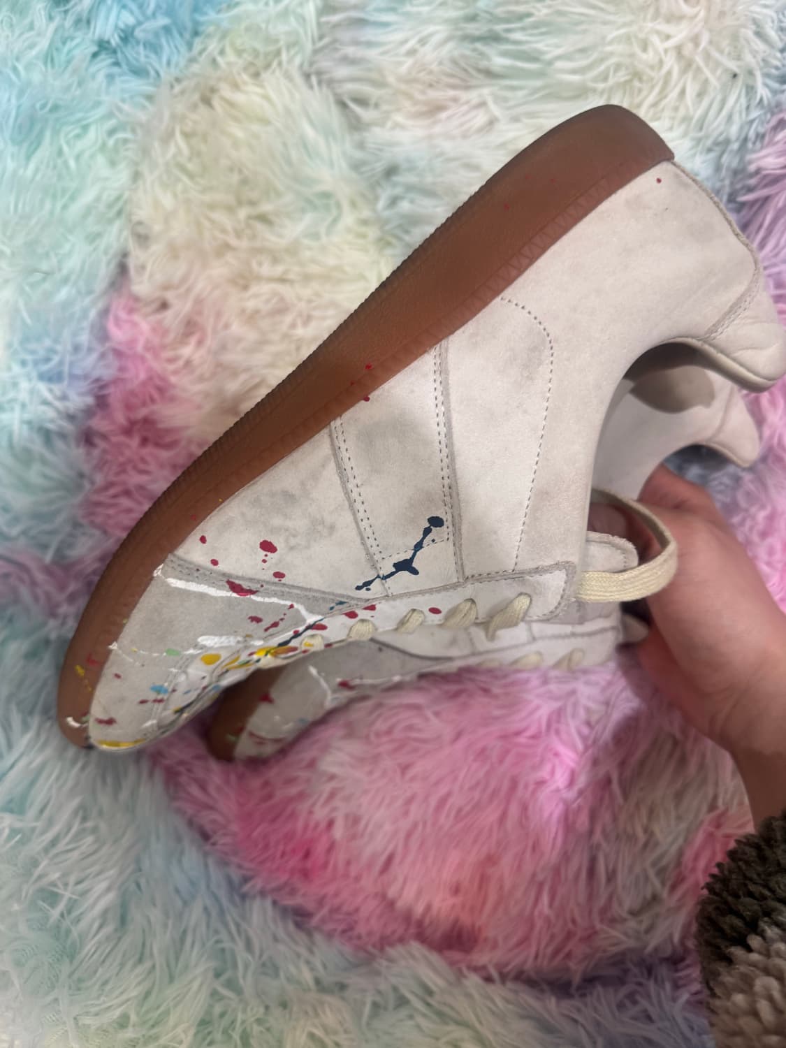 마르지엘라 독일군 페인트 스니커즈 상품이미지5