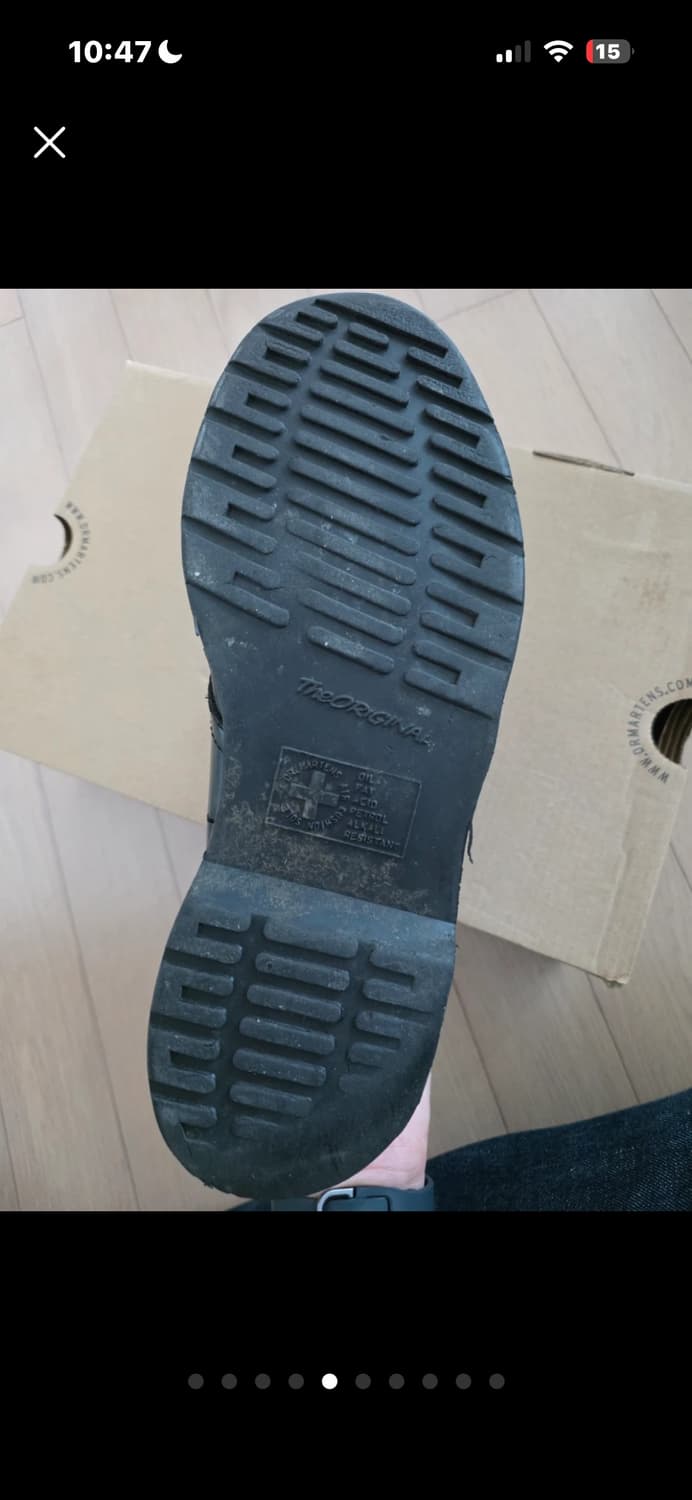 닥터마틴 모노 260 사용감 좀 있음 상품이미지2