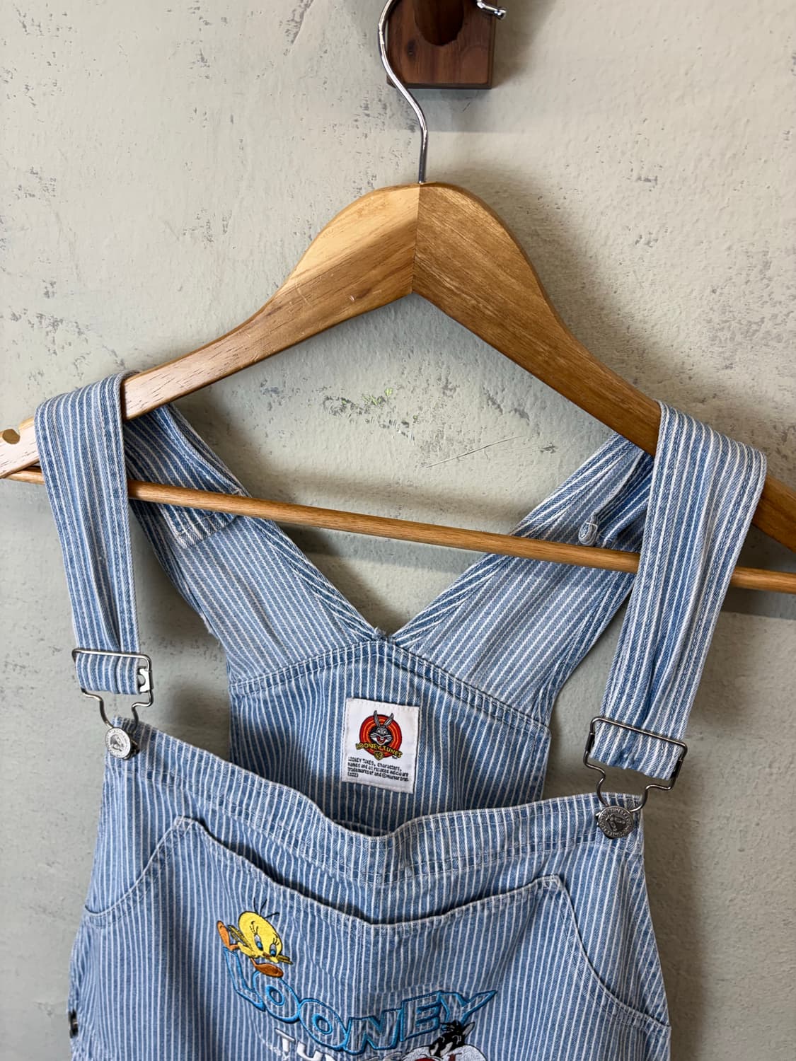 워너브로스 루니툰즈 빈티지 트위티 히코리 오버롤 상품이미지6