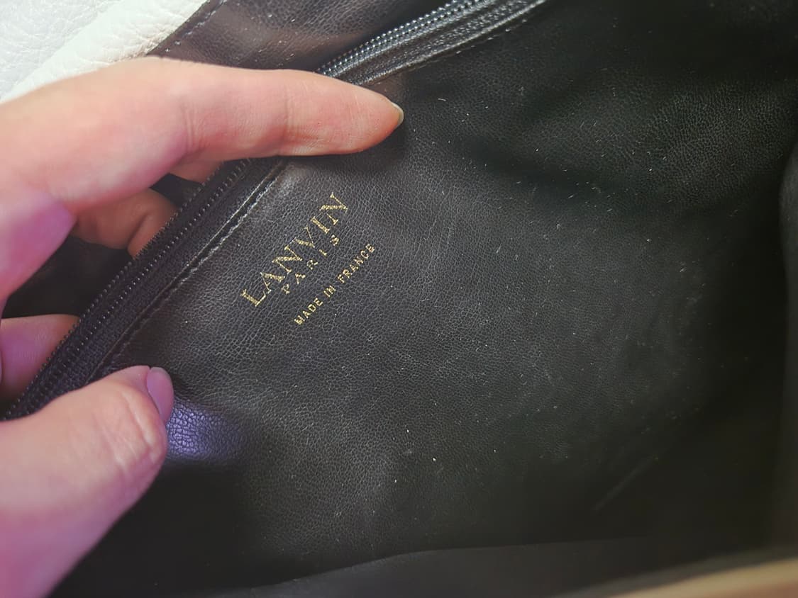 랑방(LANVIN) 파리 소가죽 투톤 숄더백 상품이미지2