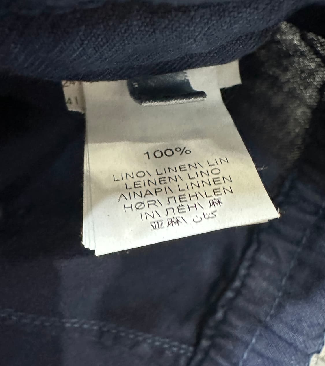 브루넬로 쿠치넬리 드로스트링 린넨 100% 팬츠 상품이미지6