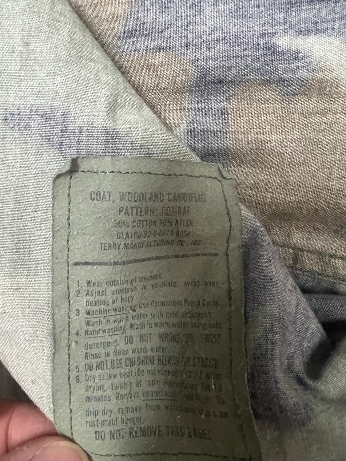 미군 해병대 우드랜디 BDU 자켓 상품이미지4