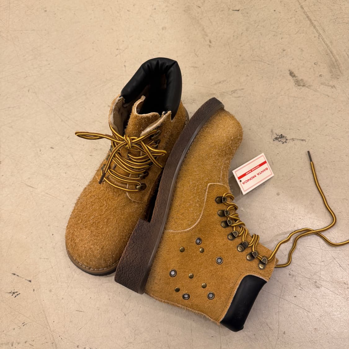 빈티지 데미지 스웨이드 브라운 워커 U869 상품이미지4