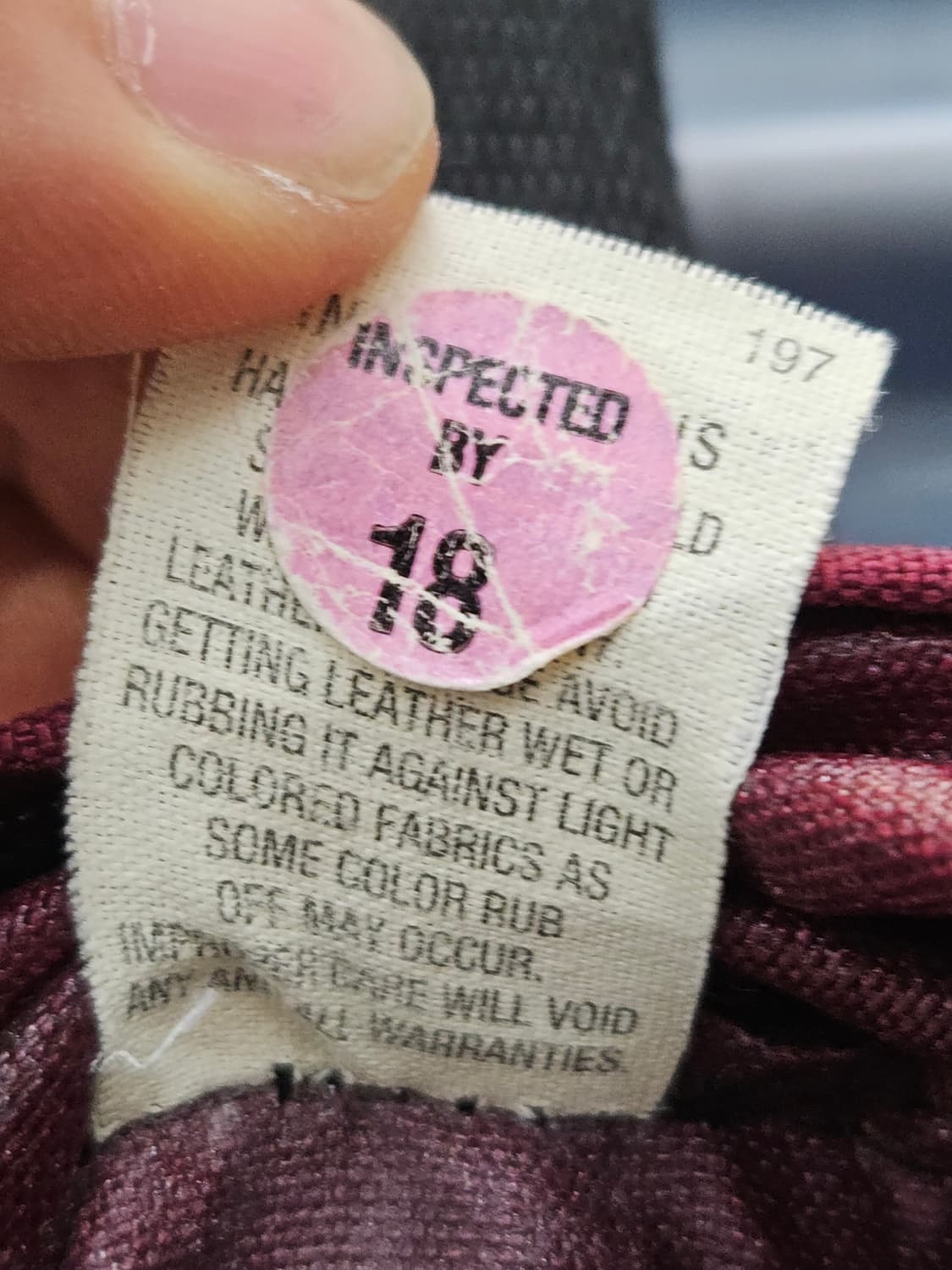 90s 이스트팩 버건디 백팩 USA 이스트백  상품이미지8