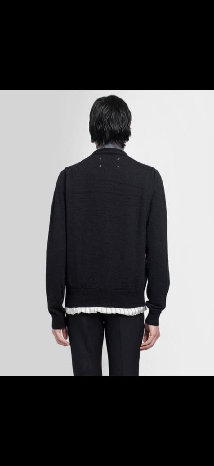 마르지엘라 디스트로이드 셔츠 레이어 울 가디건 50사이즈 상품이미지4