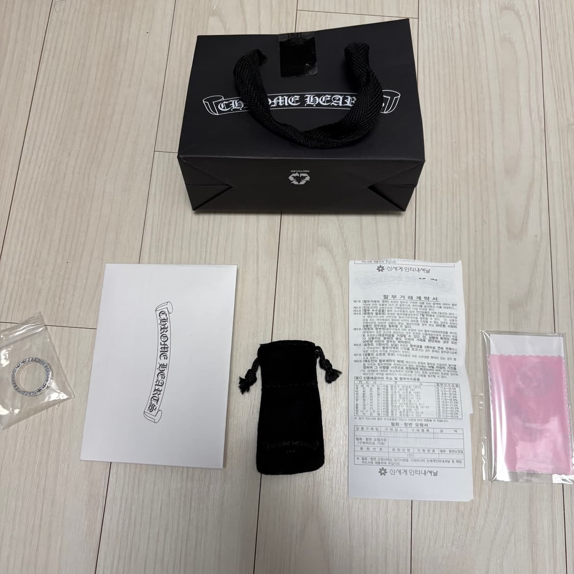 크롬하츠 퍽유링 us10 반지 상품이미지5