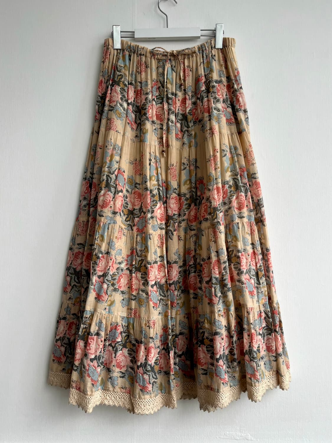 OLIVE des OLIVE 플로럴 롱 스커트 상품이미지1